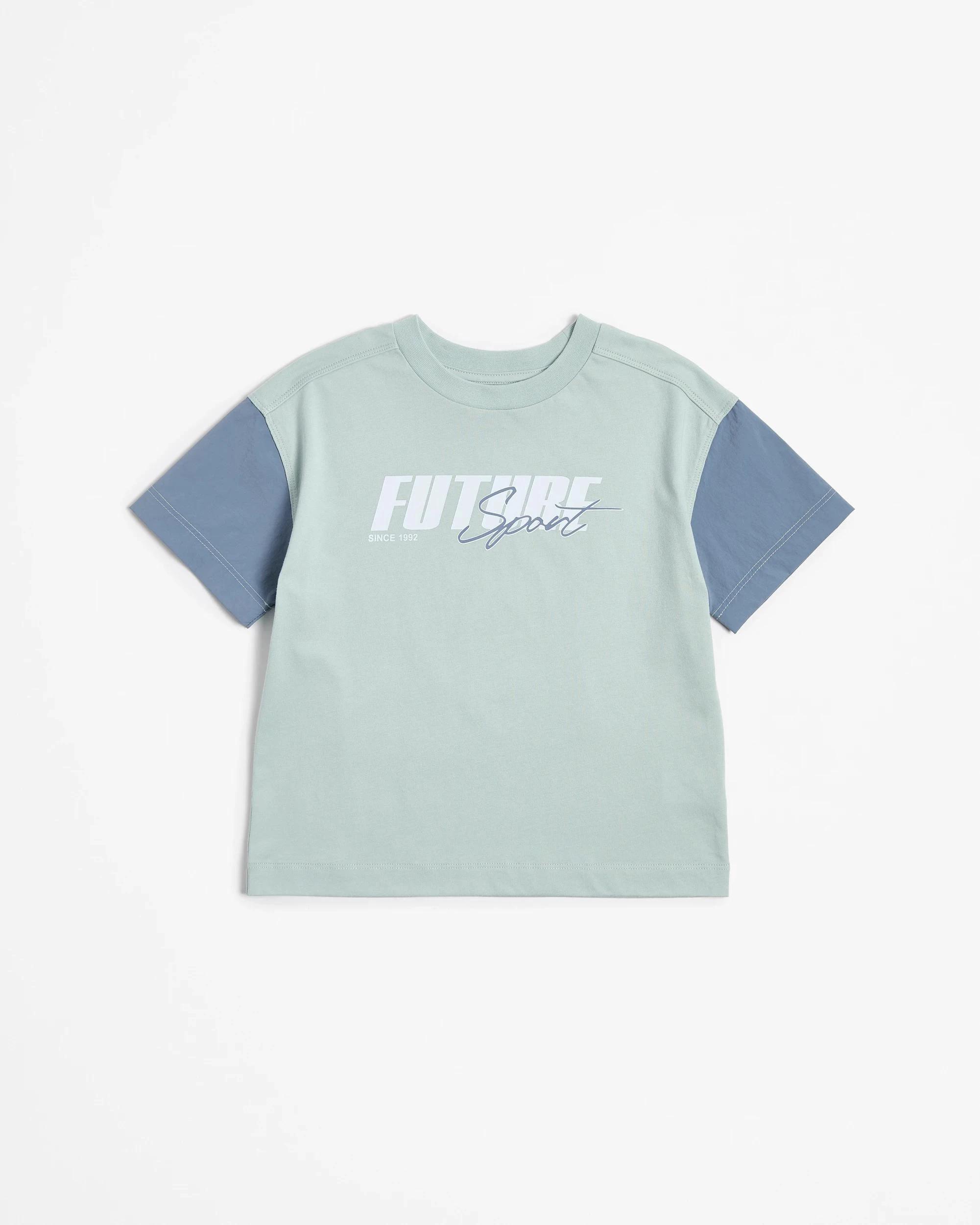 6 Target Australian Cotton and Nylon Blend Oversized T-shirt LIGHT BLUE, 6 of 7