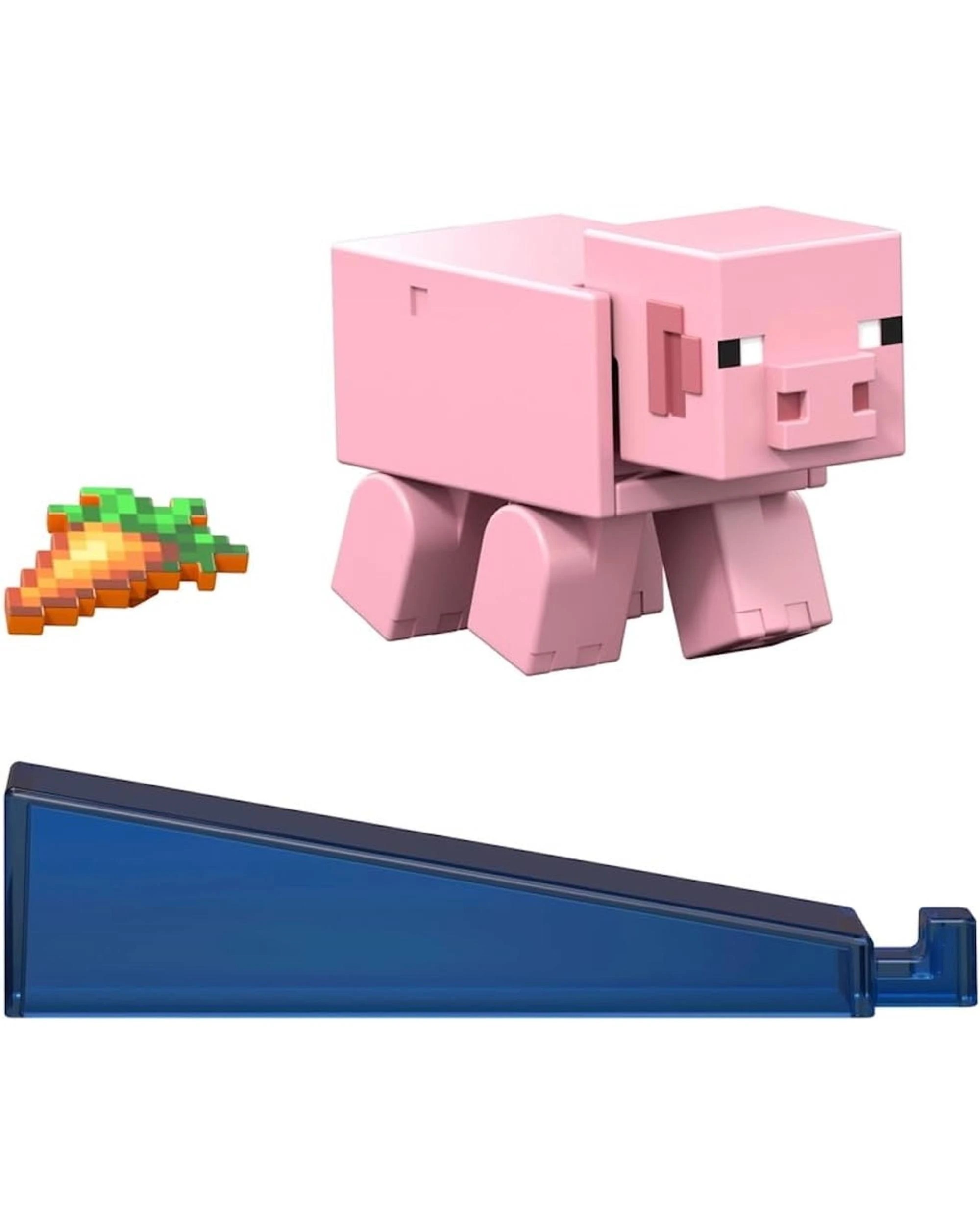 3 Minecraft Redstone Charged Pig Figure, 3 of 3