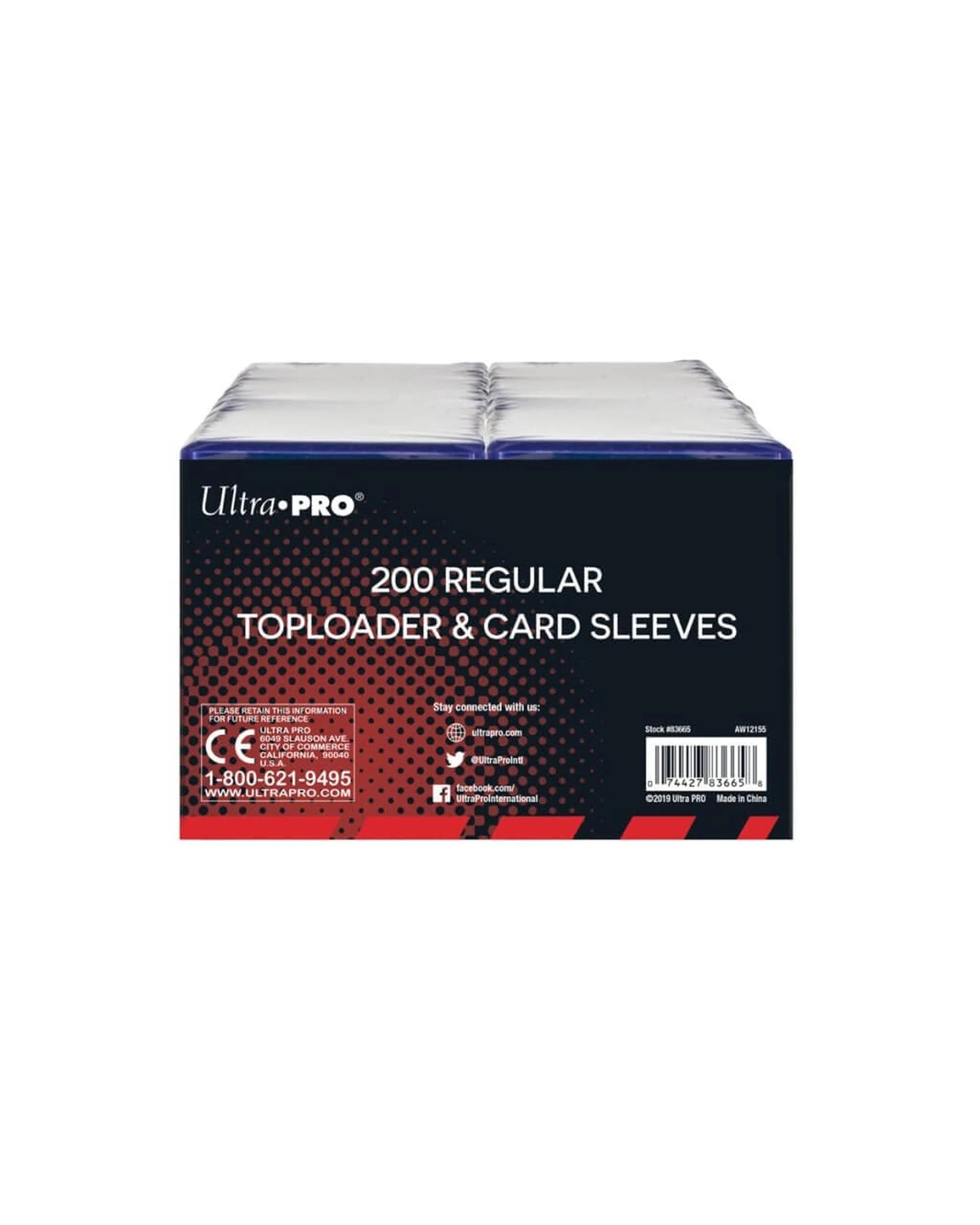 3 Ultra Pro 3 inch x 4 inch 35PT Toploader and Card Sleeve 200 Pack - Clear, 3 of 3