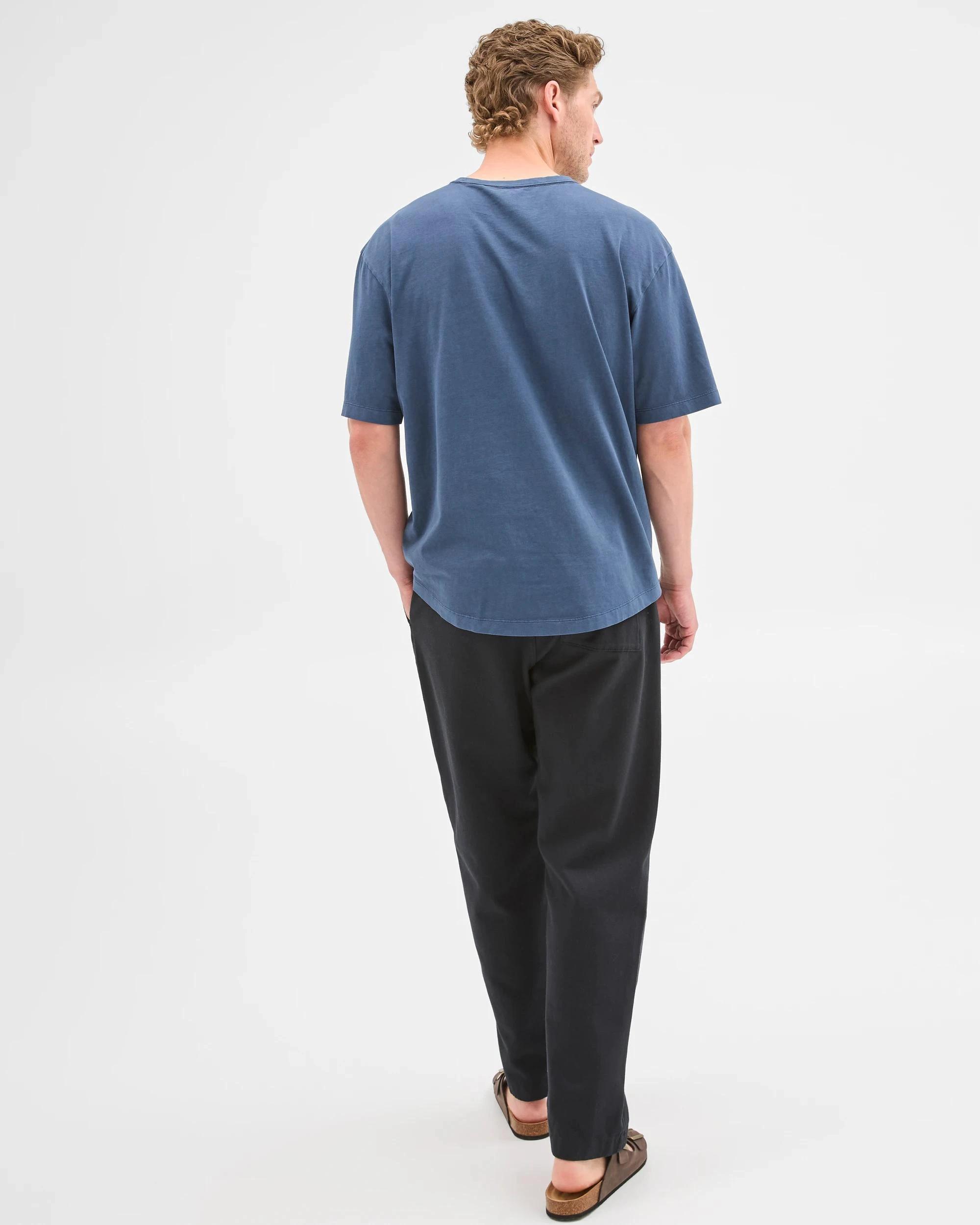 6 Target Man Australian Cotton Oversized T-Shirt BLUE, 6 of 6