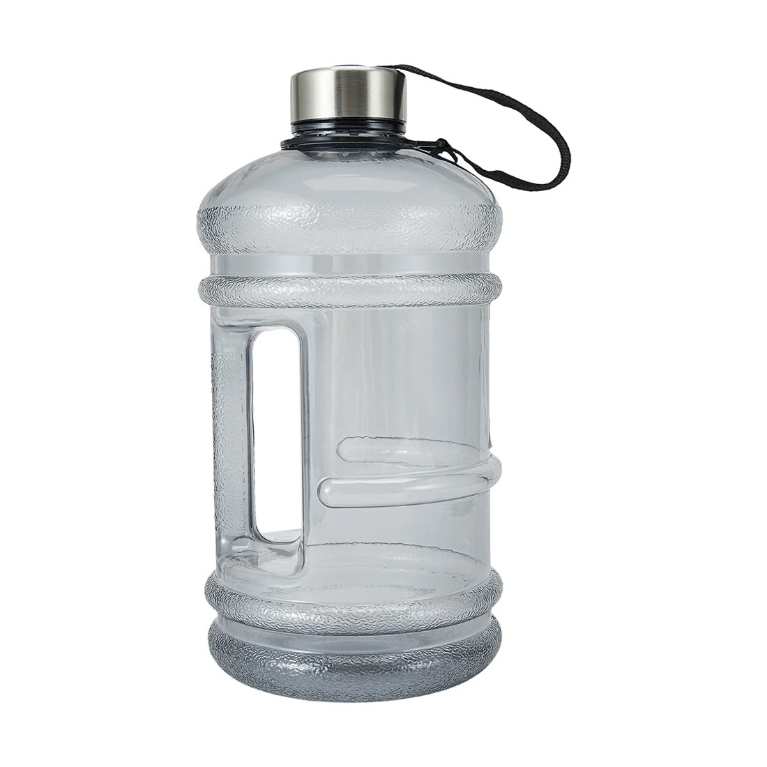 1 2L Grey Sports Drink Bottle with Handle, 1 of 5