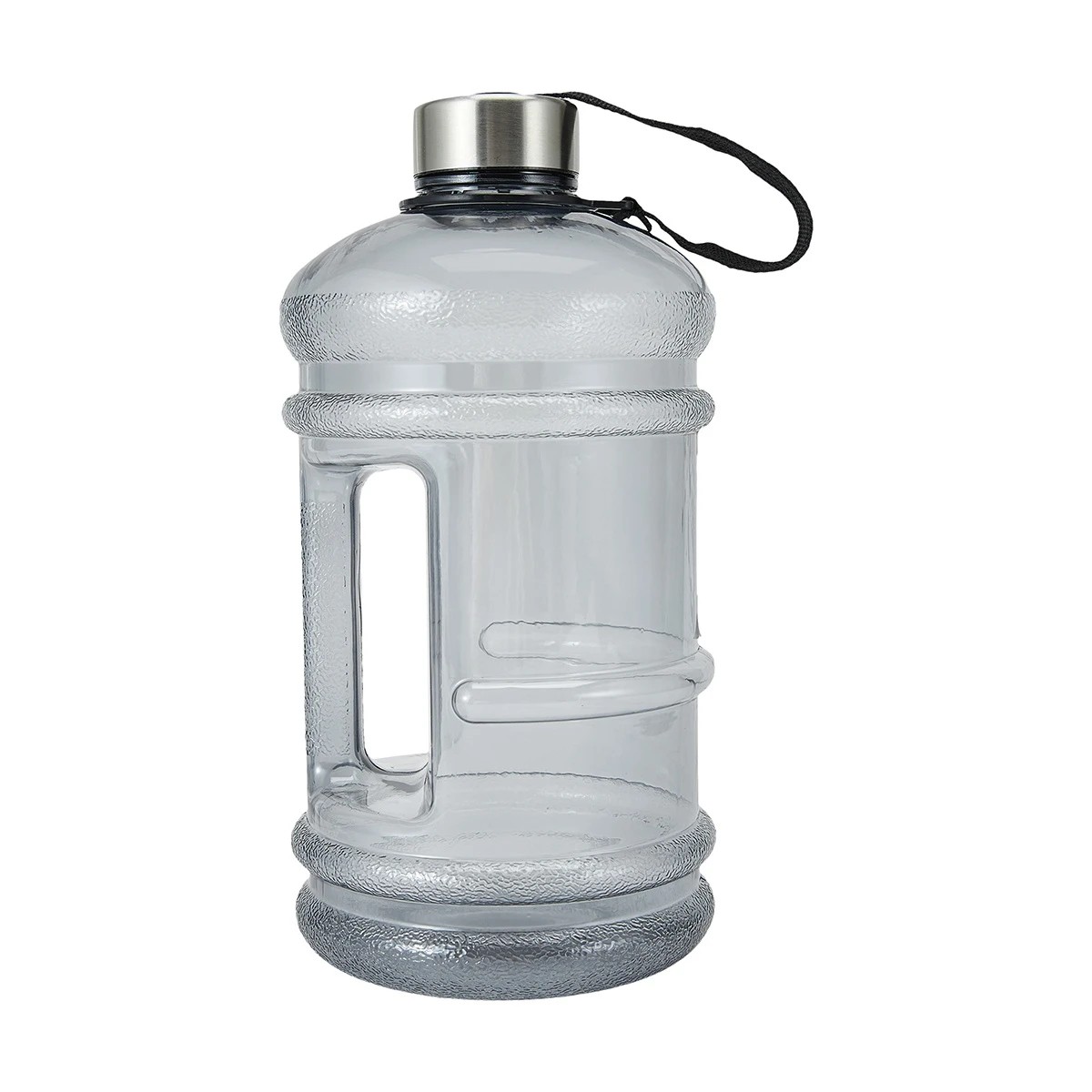 1 2L Grey Sports Drink Bottle with Handle, 1 of 5