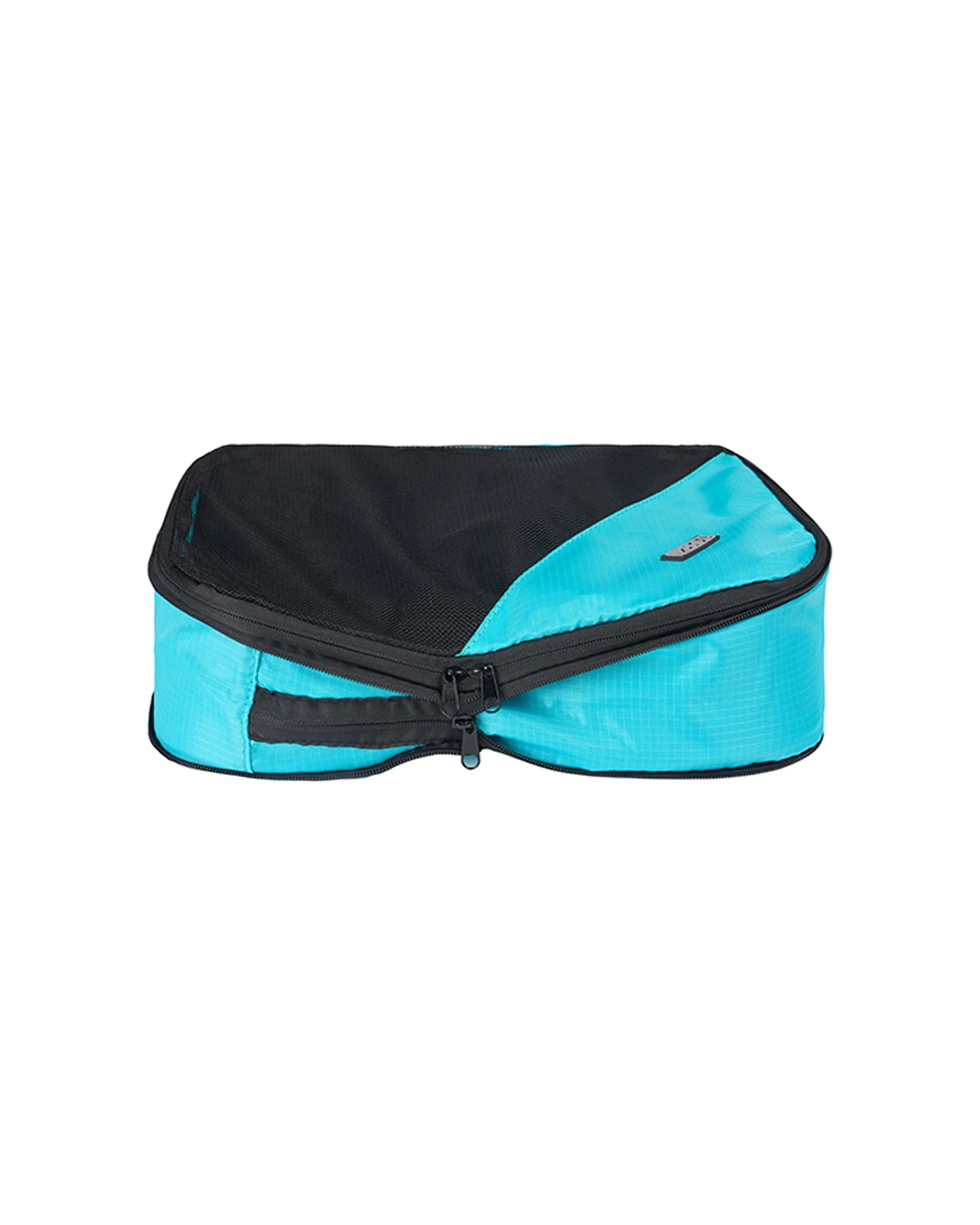 5 Tosca 4pc Compression Cube Men Travel Luggage Medium Organisers - Blue, 5 of 6