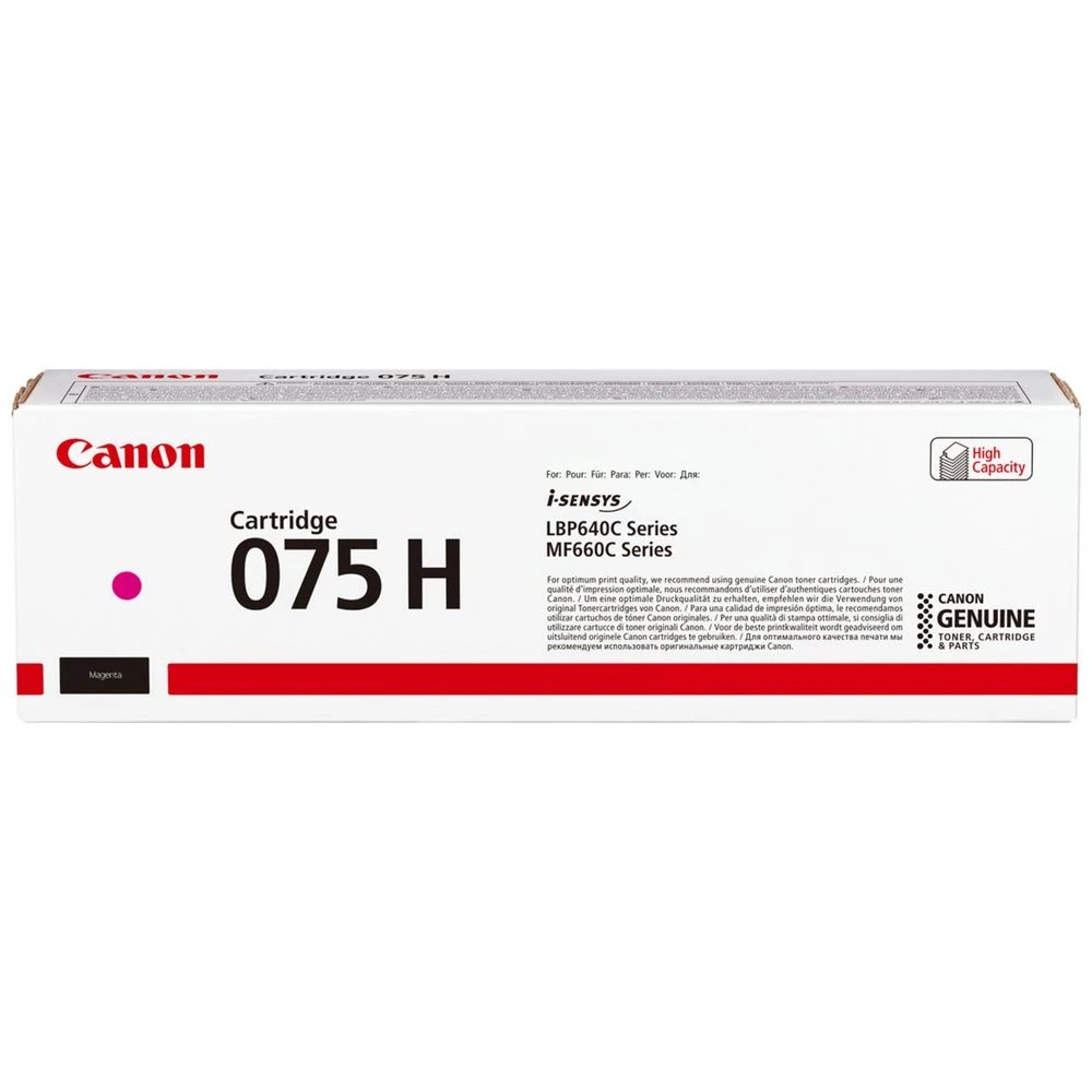 1 Canon 075HC High Capacity Toner Cartridge Magenta, 1 of 2