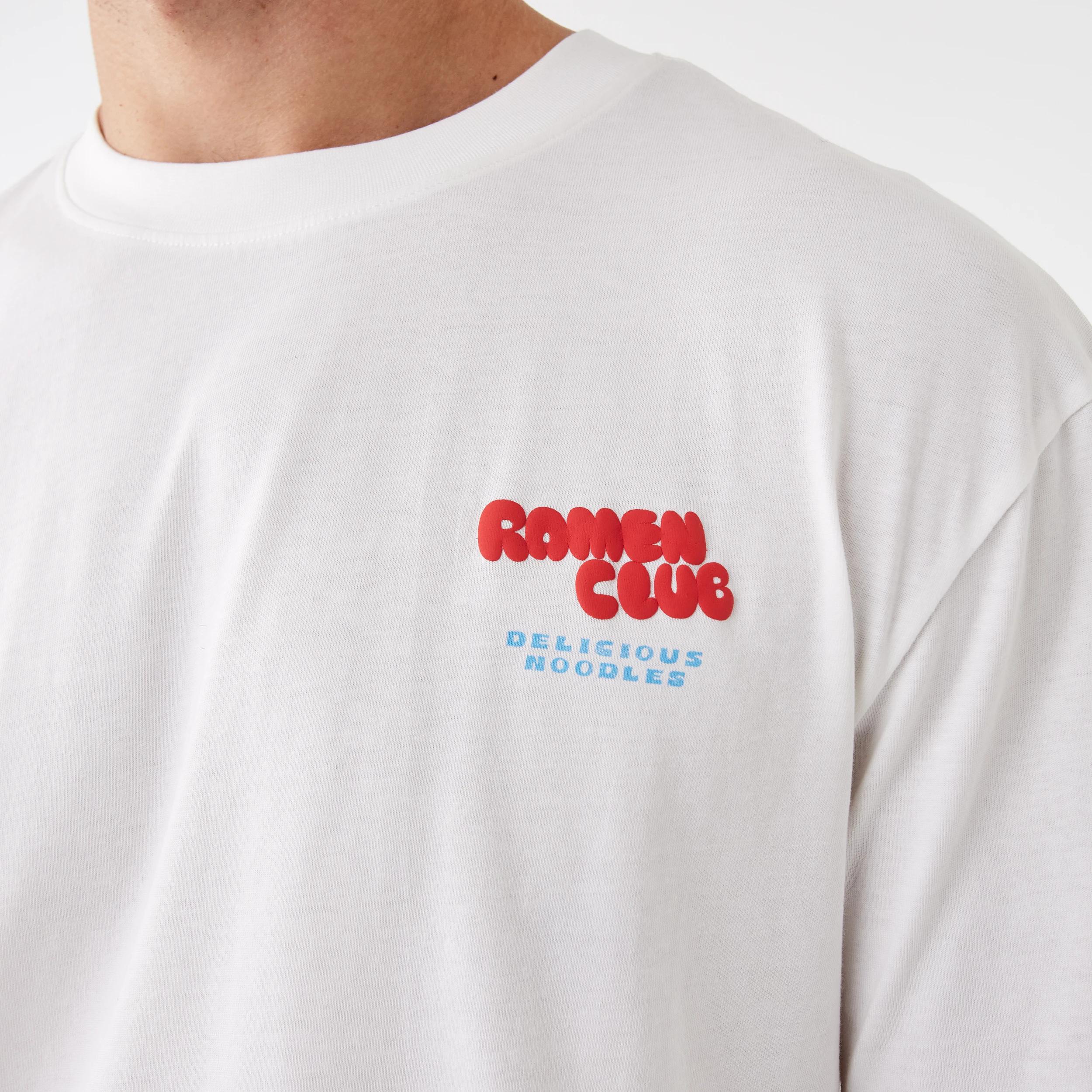 7 Oversized Graphic T-shirt Whte Ramen, 7 of 7