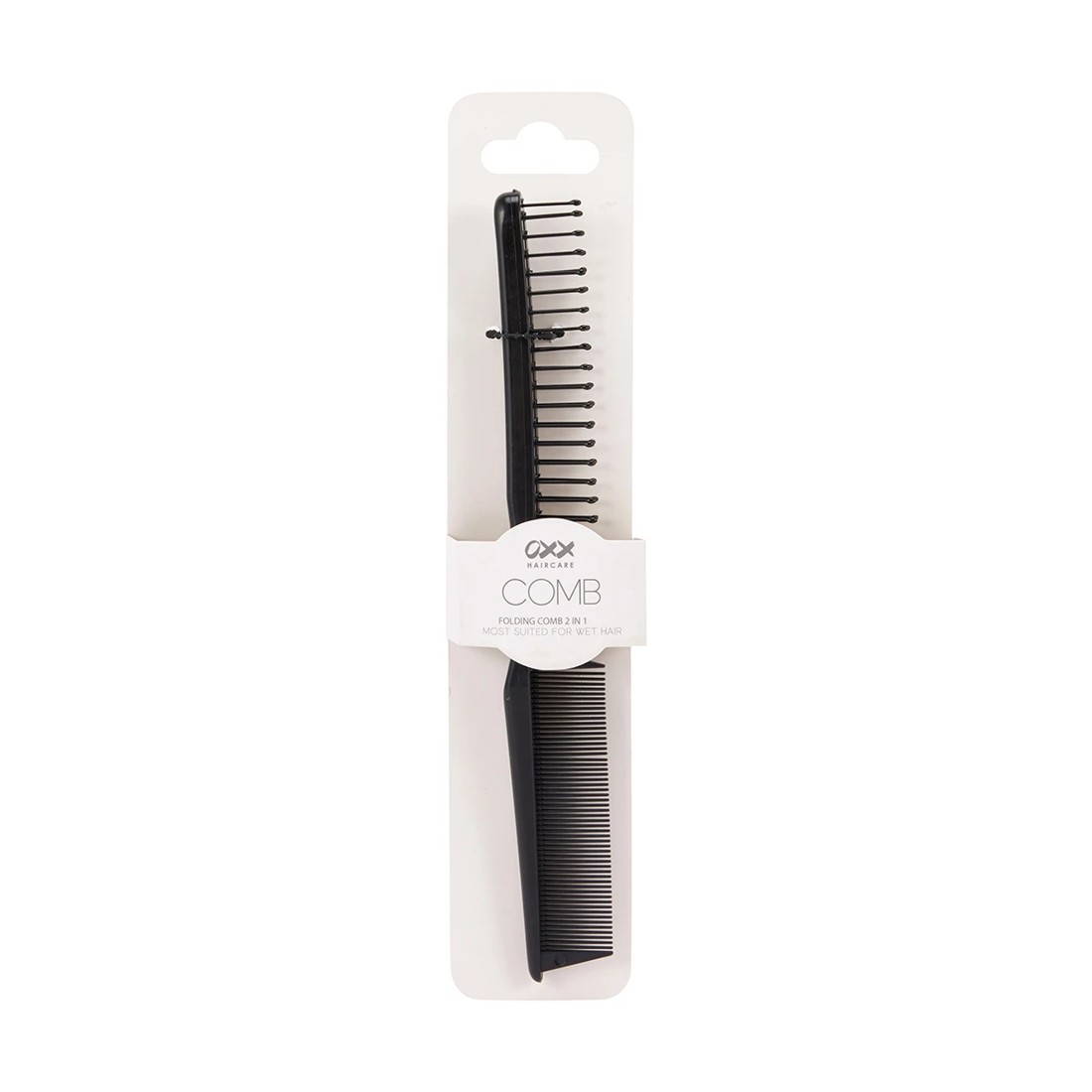 6 OXX Haircare 2-in-1 Folding Comb - Black, 6 of 7