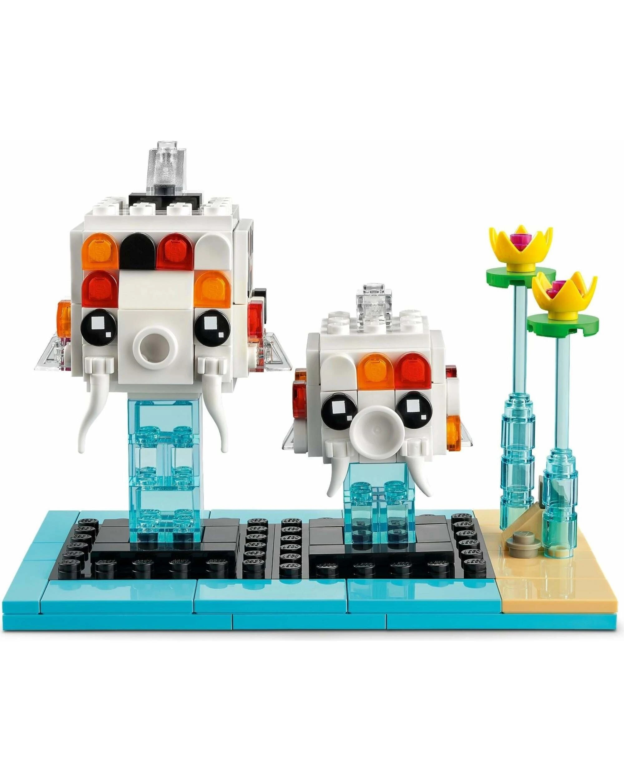 2 LEGO 40545 BrickHeadz Koi Fish - Buildable Pet Set, 2 of 4
