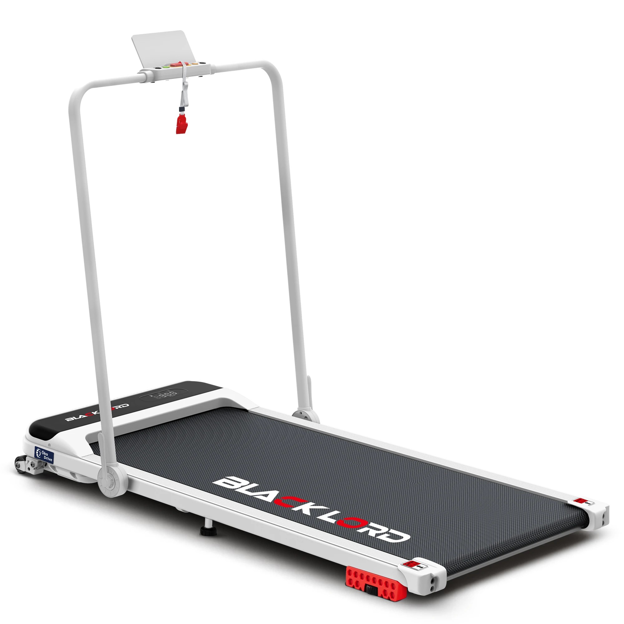 1 Black Lord Treadmill Electric Walking Pad Home Office Incline Foldable - White, 1 of 9