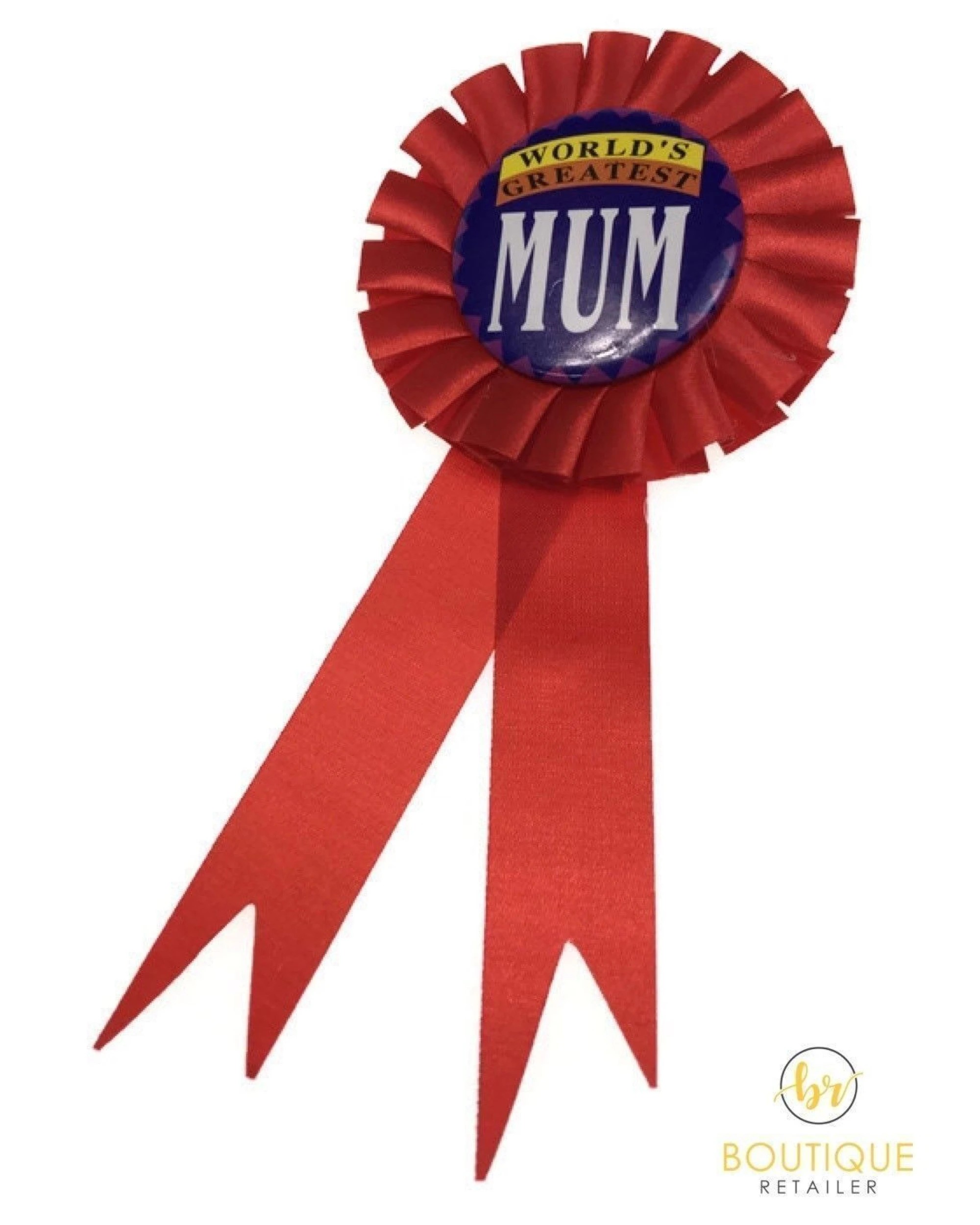 3 BR Costumes World's Greatest Mum Badge Award Gift, 3 of 3