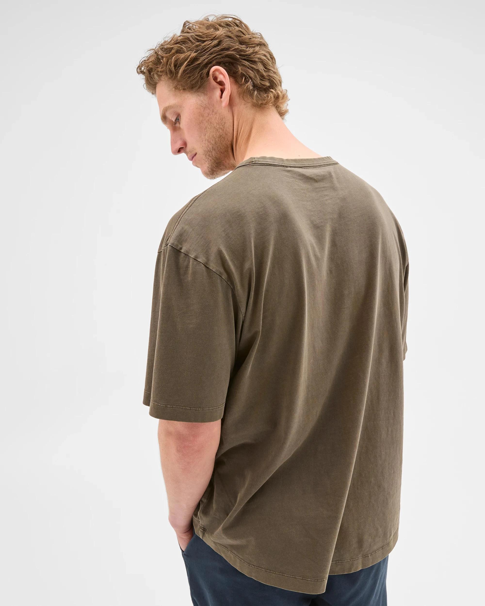 6 Target Man Australian Cotton T-Shirt DARK OLIVE, 6 of 6