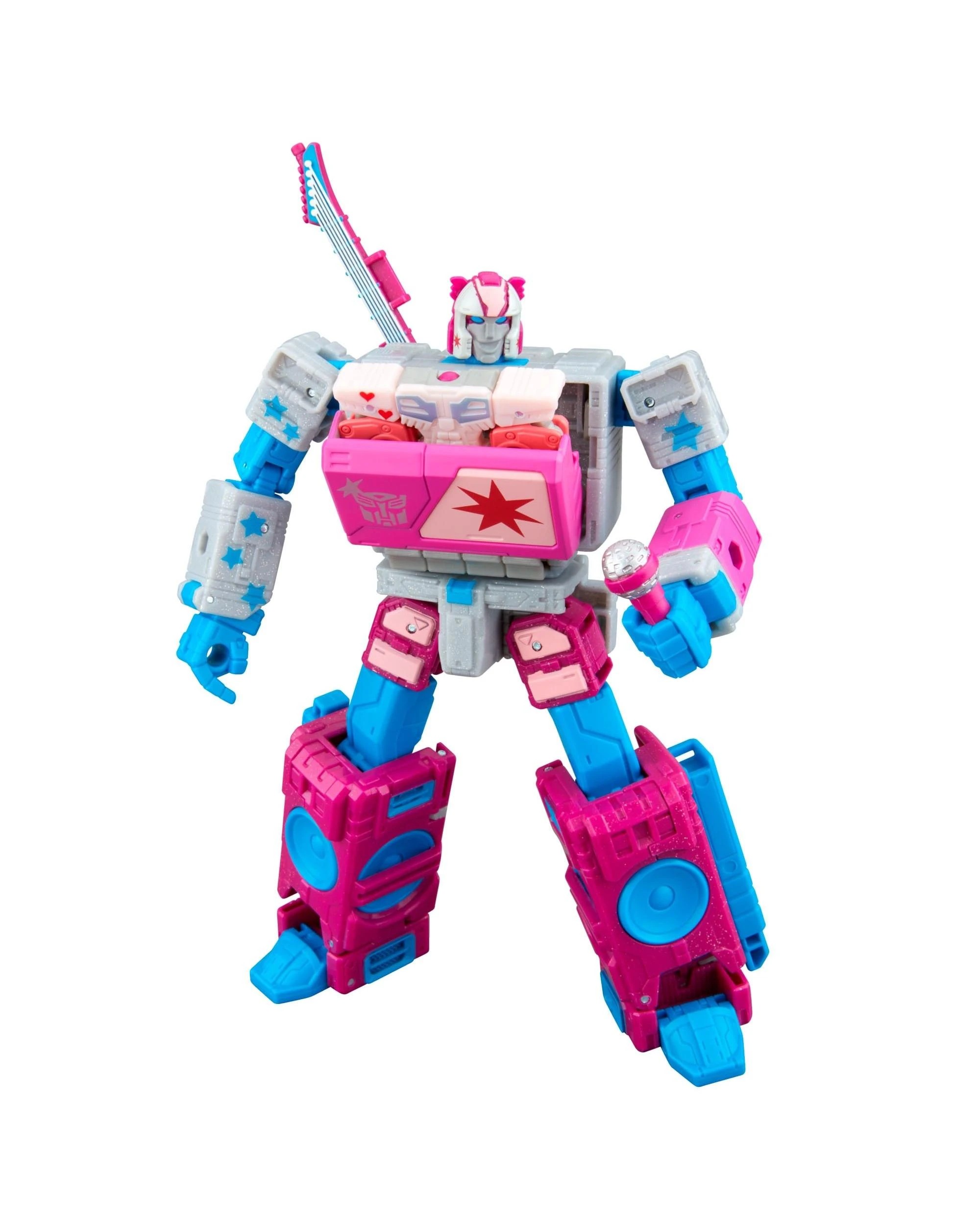 4 Transformers Jem and the Holograms Autobot Blaster and KP Glit, KP Sundor, and KP Rosanna, 4 of 10