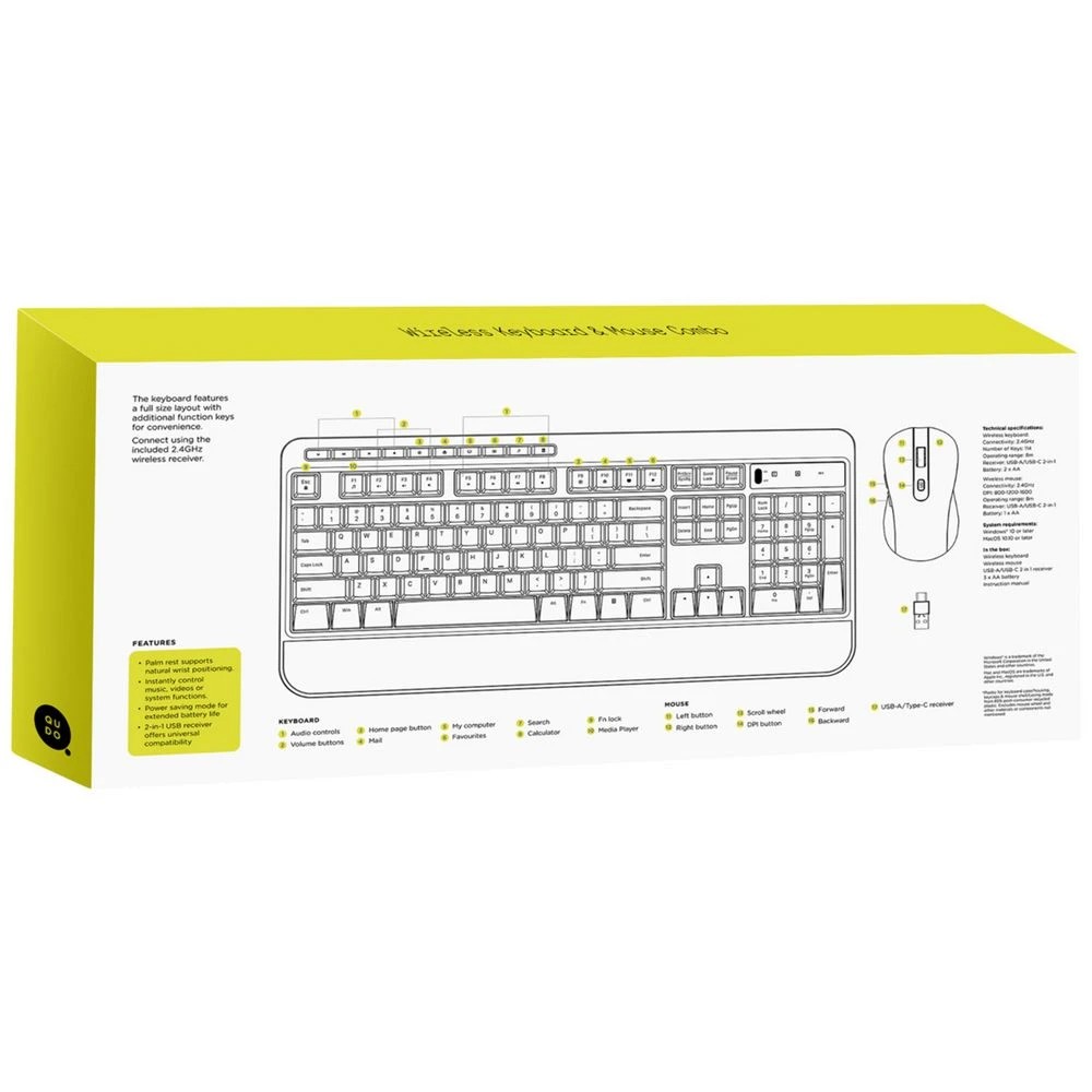 5 Qudo Wireless Keyboard and Mouse Combo, 5 of 5