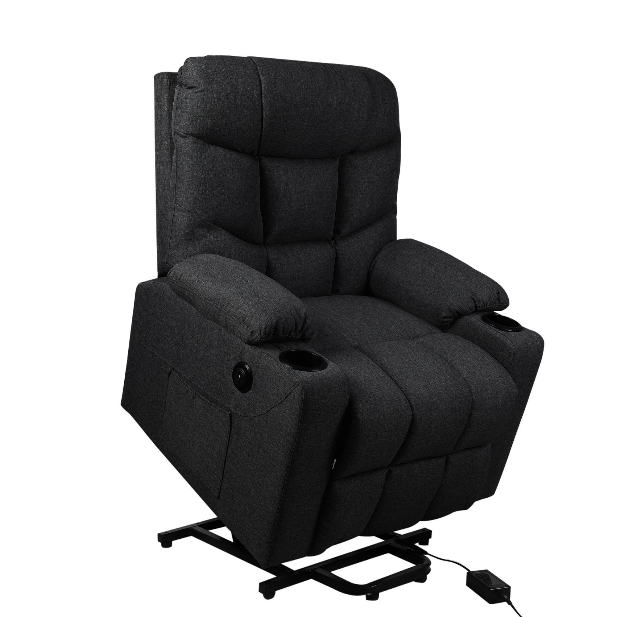 2 Levede Electric Recliner Chair - Black, 2 of 6