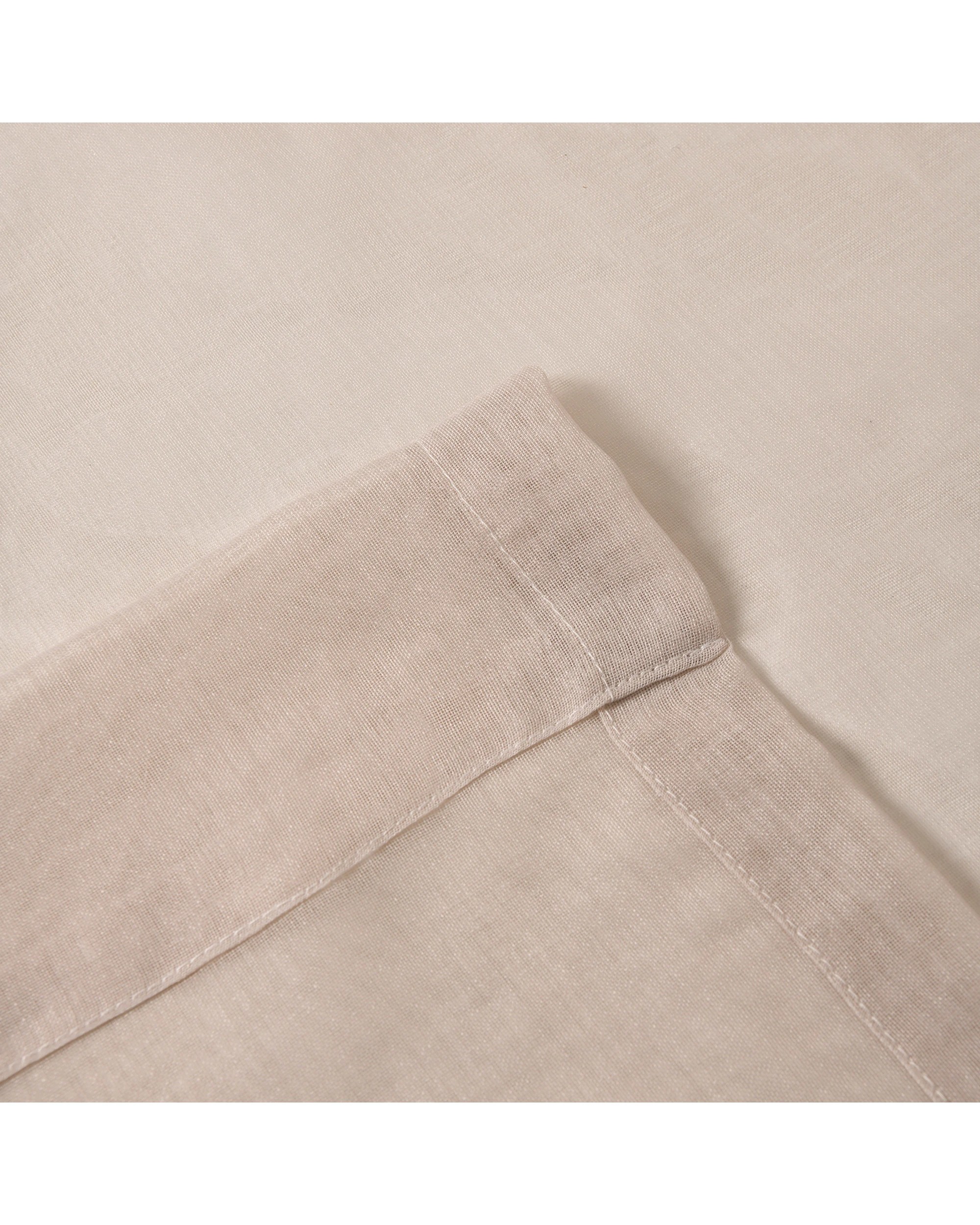 2 Cadence & Co. Kirra Sheer S-Fold Curtain 385x280cm - Fits 220cm Track - Desert Rose, 2 of 3