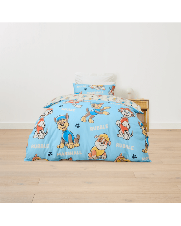 PAW Patrol Cotton Quilt Cover Set - Single Bed