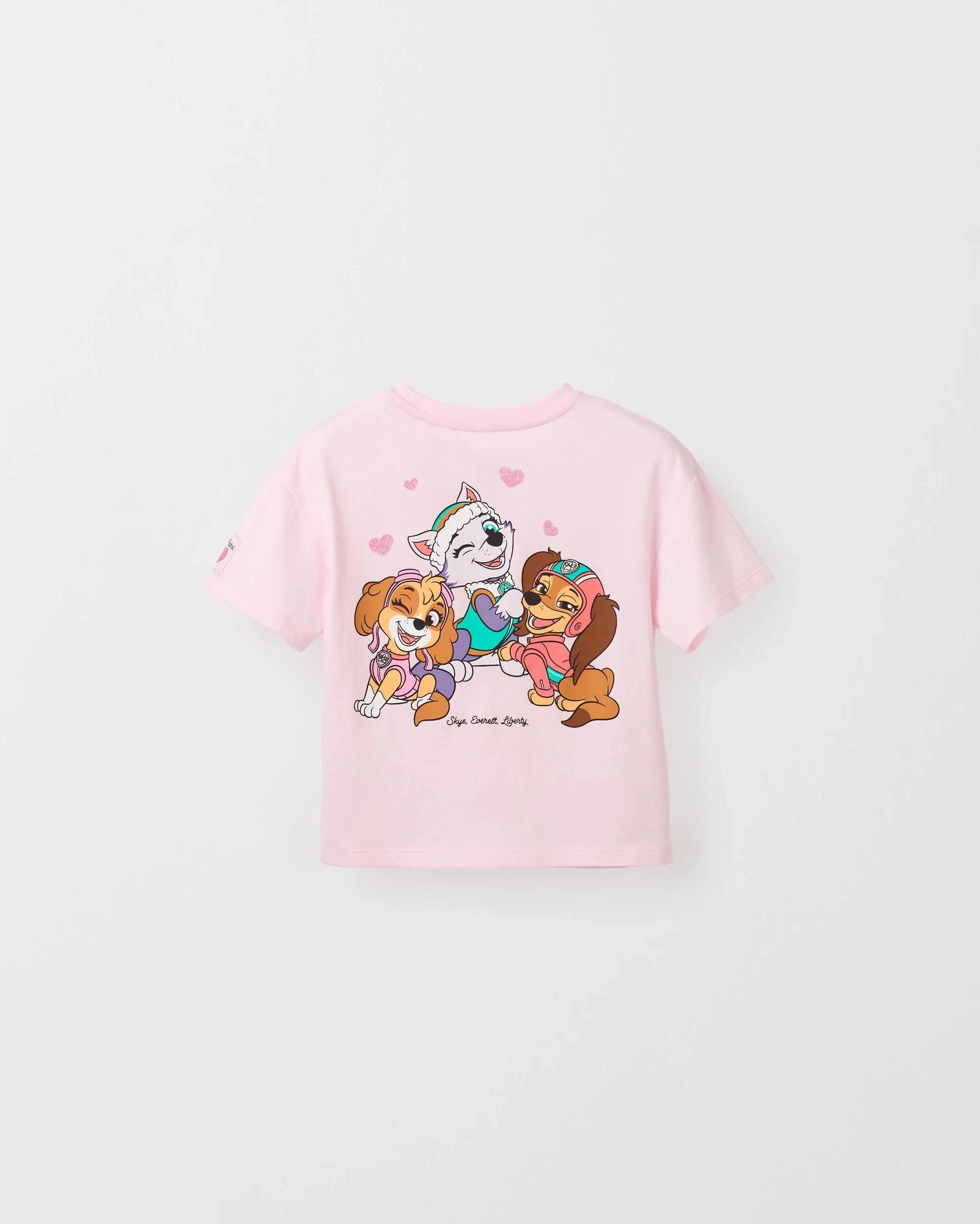 3 Paw Patrol Australian Cotton T-Shirt PINK, 3 of 3