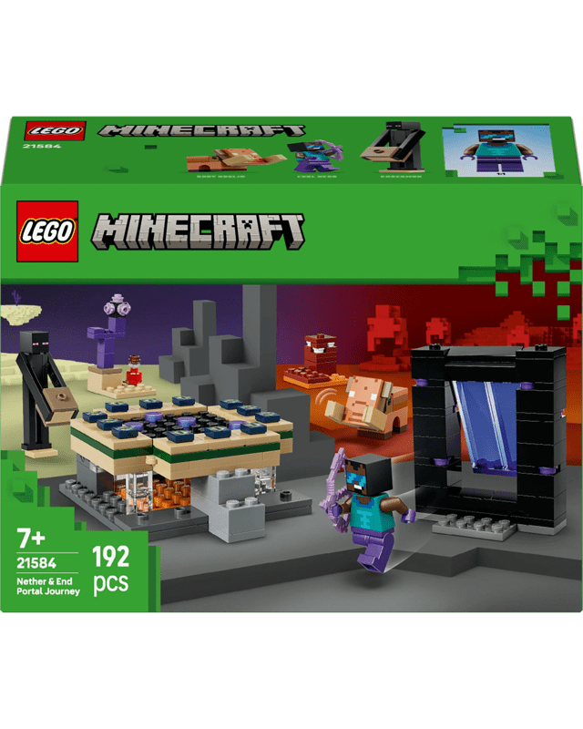 LEGO Minecraft Nether & End Portal Journey 2