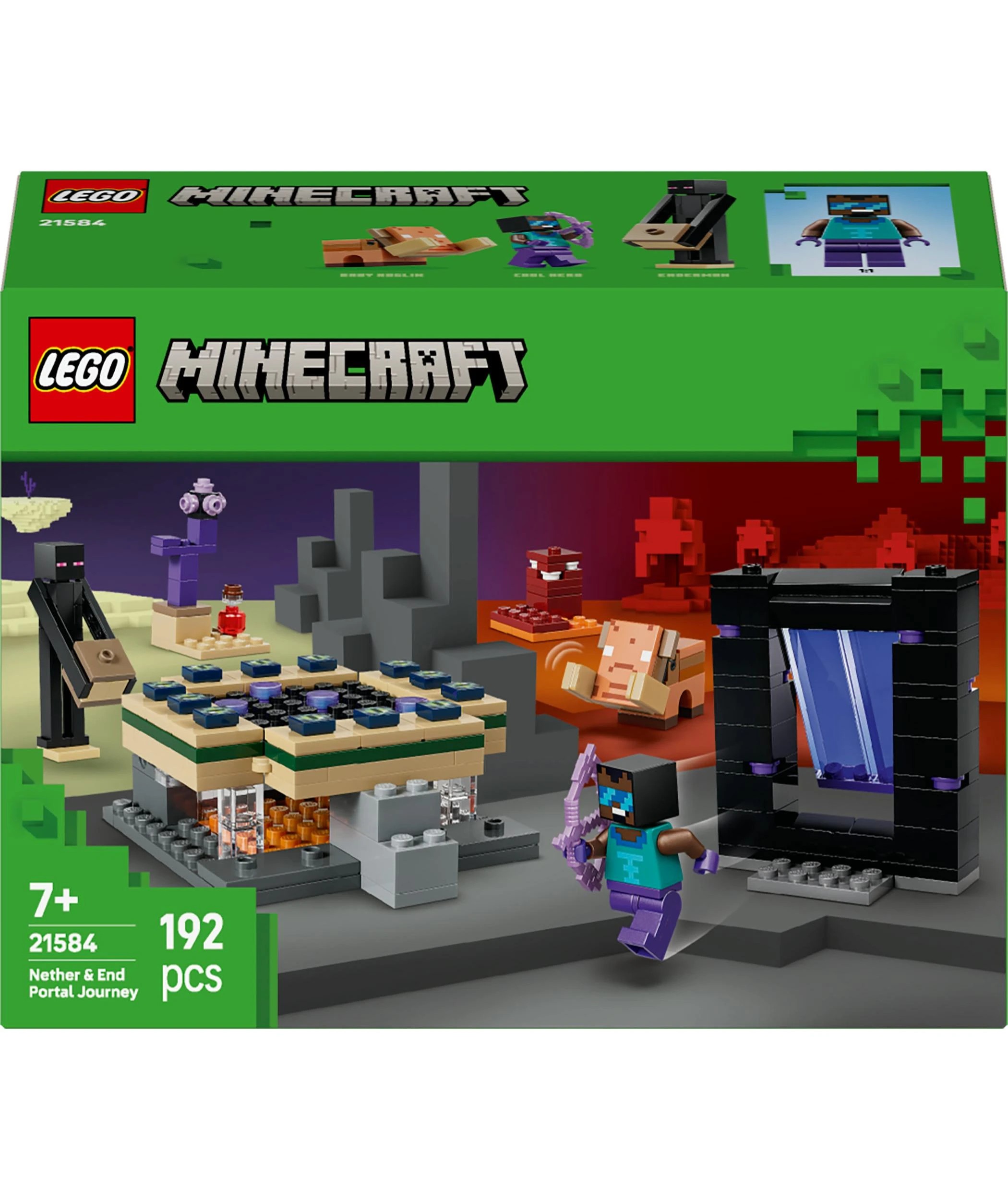 1 LEGO Minecraft Nether & End Portal Journey 21584, 1 of 10