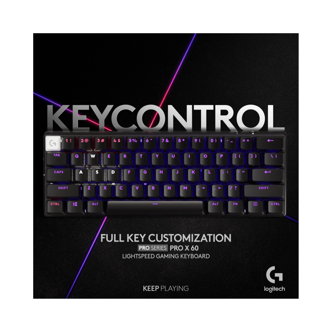 6 Logitech G Pro X 60 LIGHTSPEED Gaming Keyboard - Black, 6 of 6