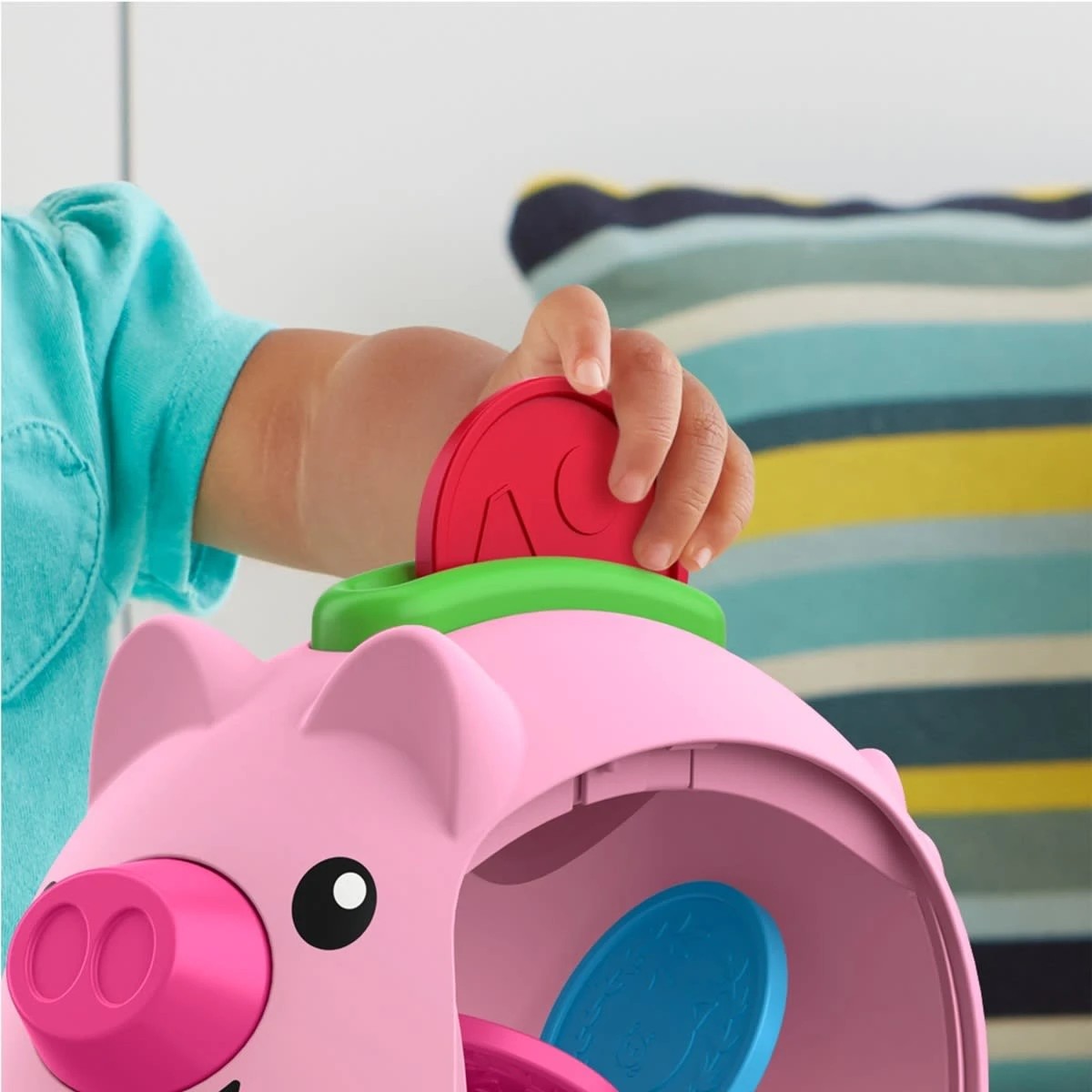 7 Fisher-Price Laugh and Learn Count and Rumble Piggy Bank, 7 of 8