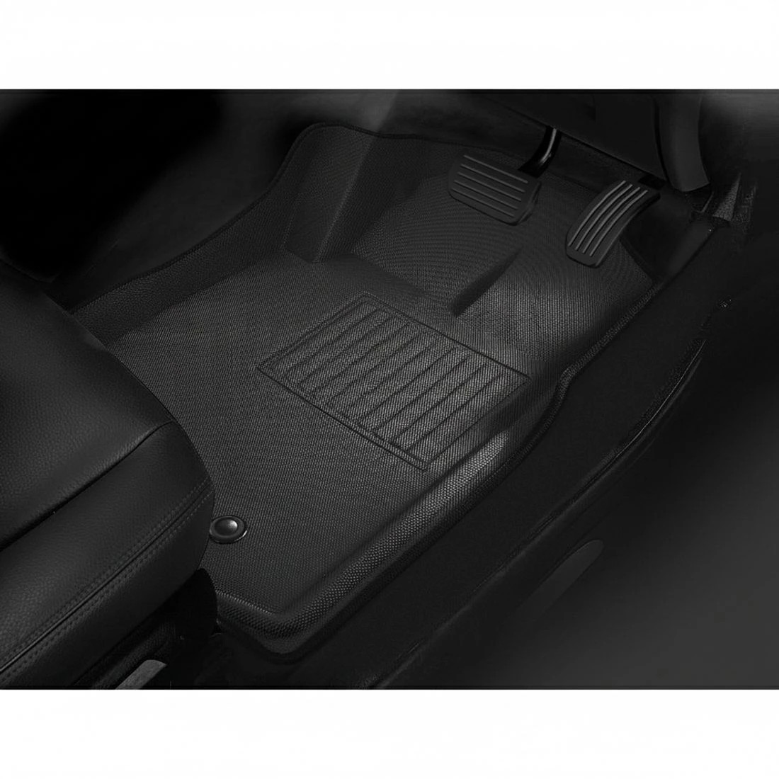 5 Weisshorn Car Floor Mats Rubber Compatible For Ford Ranger PX PX2 PX3 Dual Cab - Black, 5 of 7