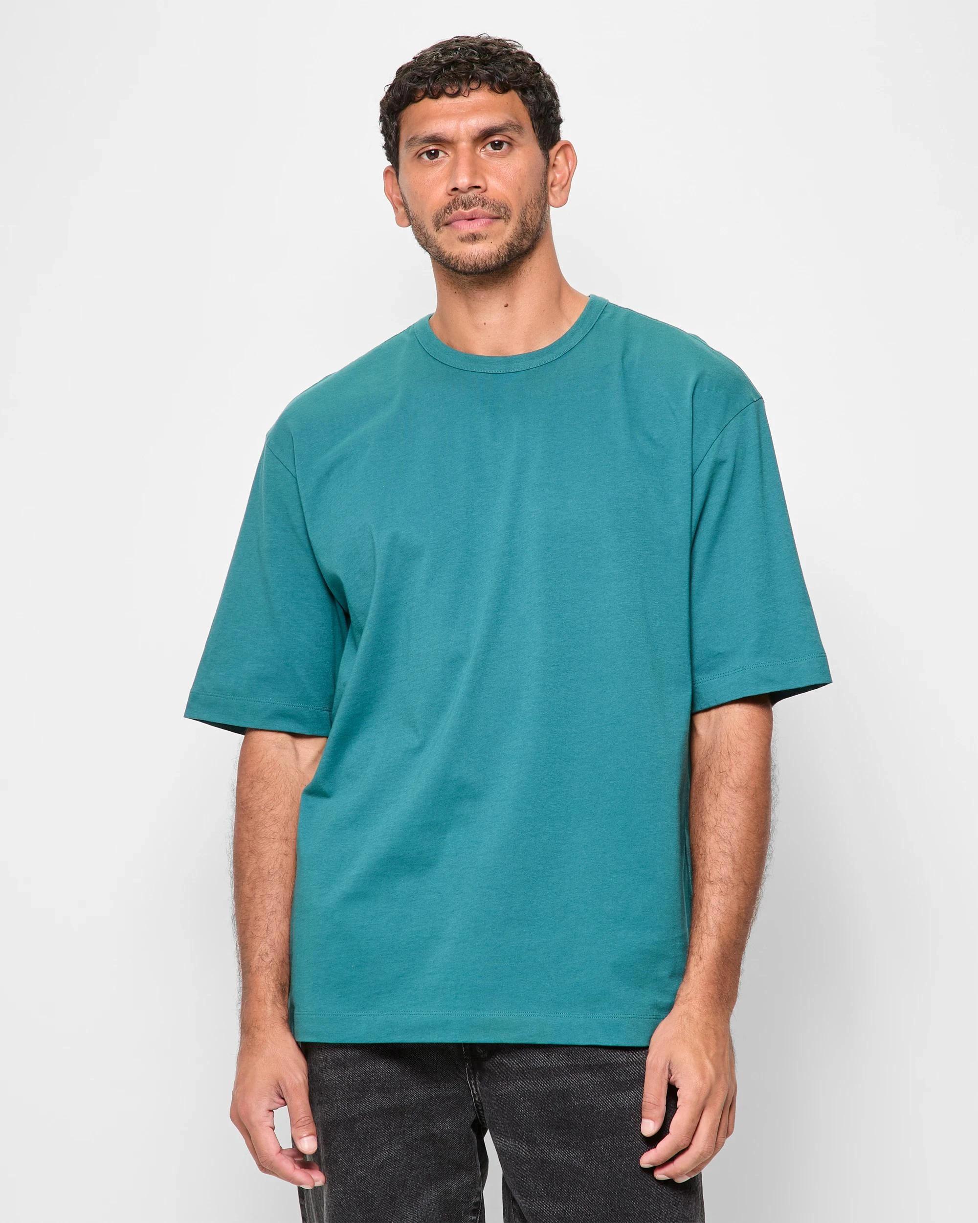 1 Target Australian Cotton Oversized T-Shirt TEAL, 1 of 5