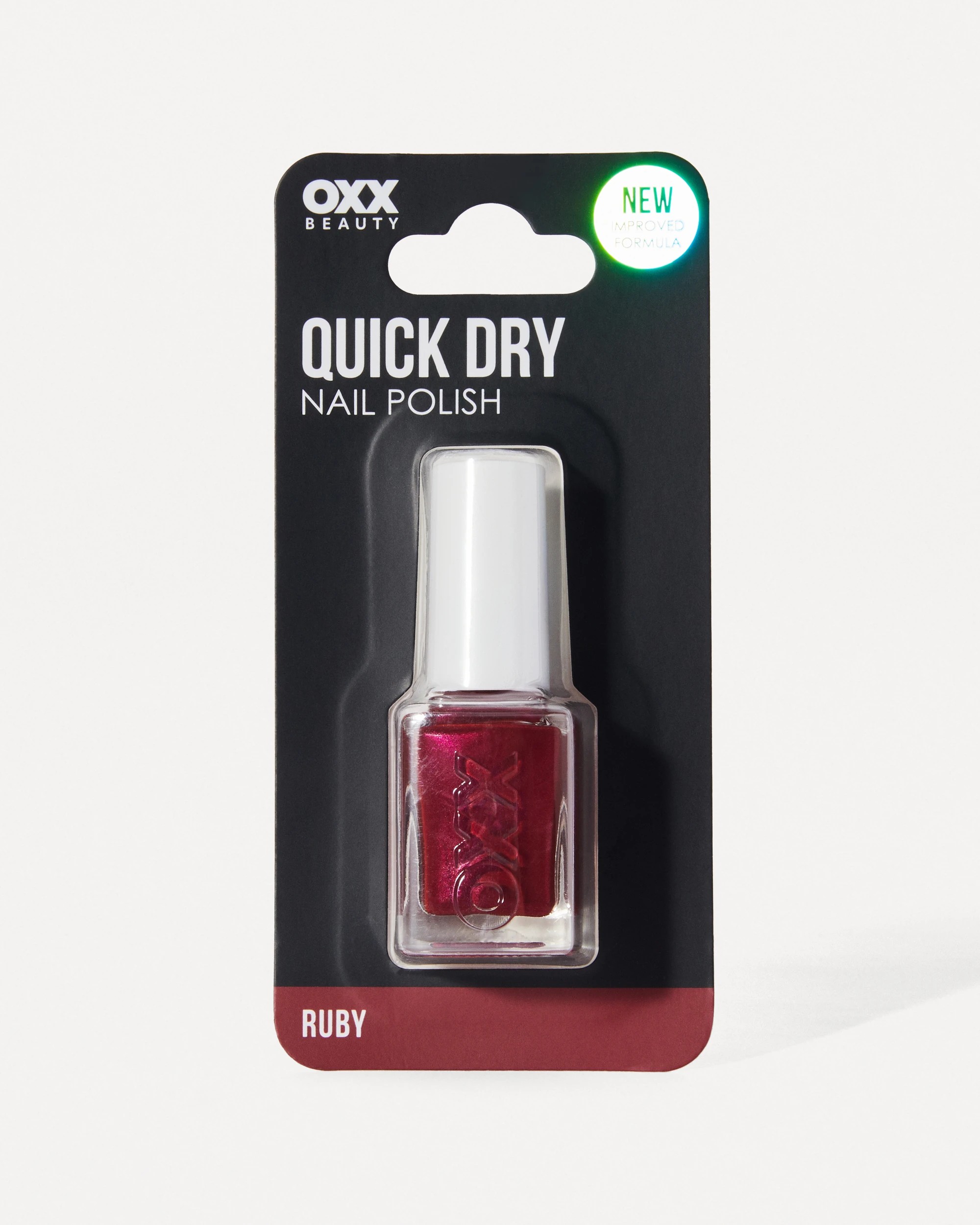 5 OXX Beauty Quick Dry Nail Polish - Ruby, 5 of 6