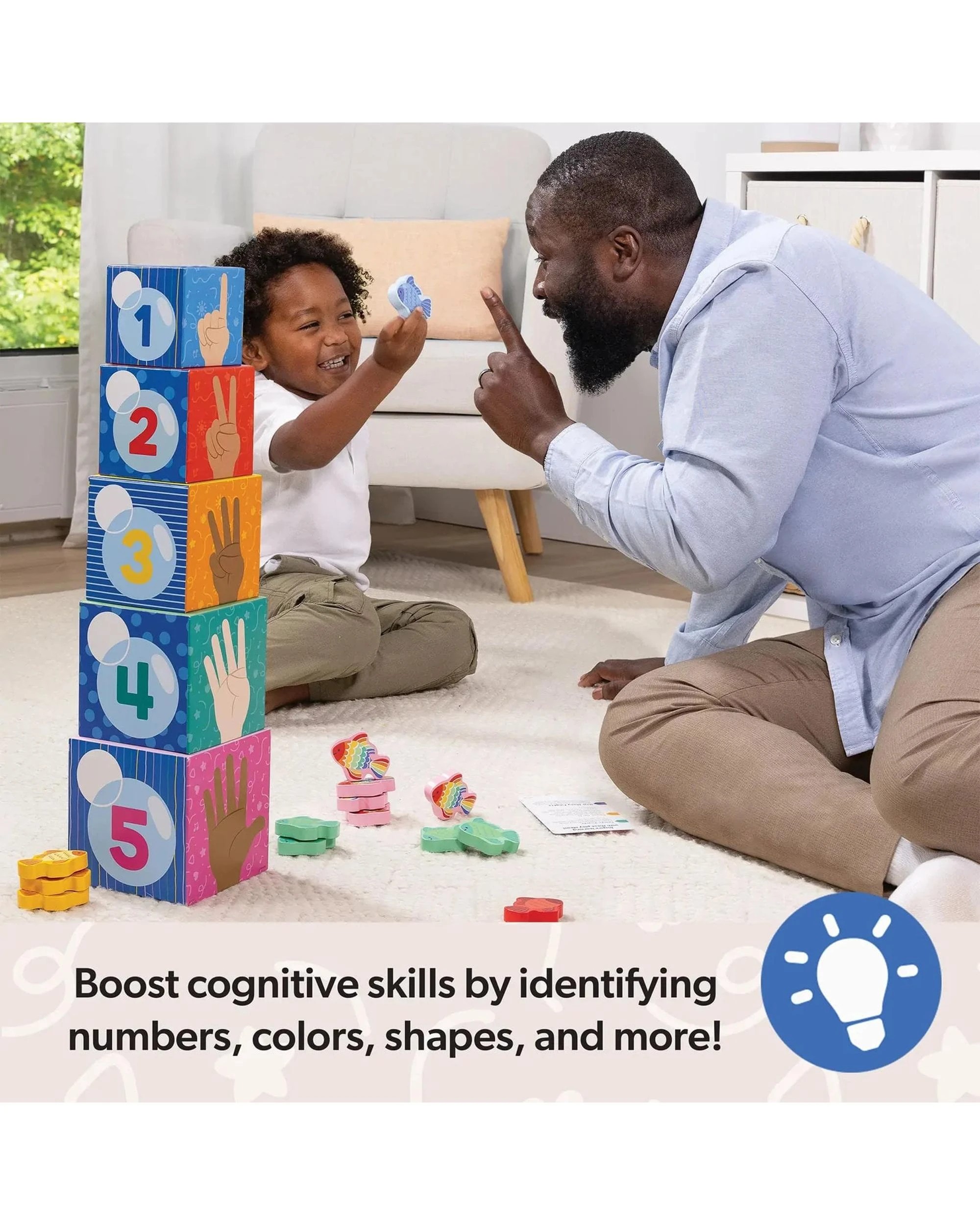 7 Melissa and Doug Ms Rachel Sort and Count Nesting Blocks, 7 of 9