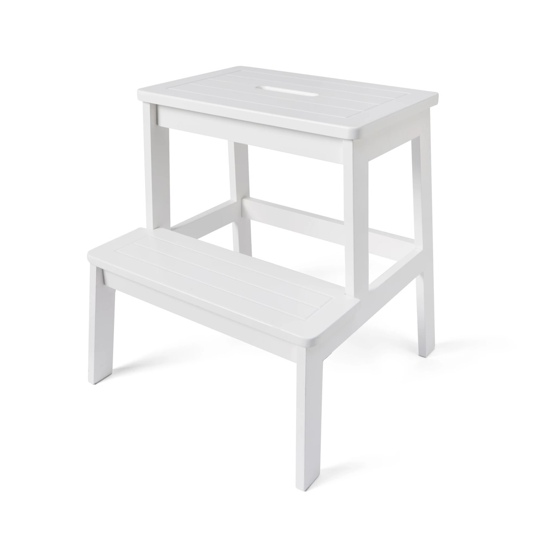 5 Panelled Step Stool - White, 5 of 7