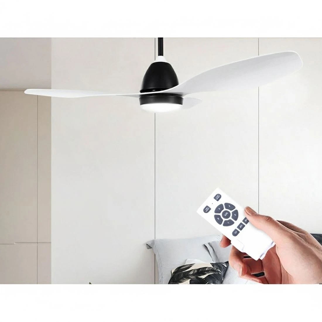 5 Devanti 48'' Ceiling Fan DC Motor w/Light w/Remote - Multi, 5 of 7