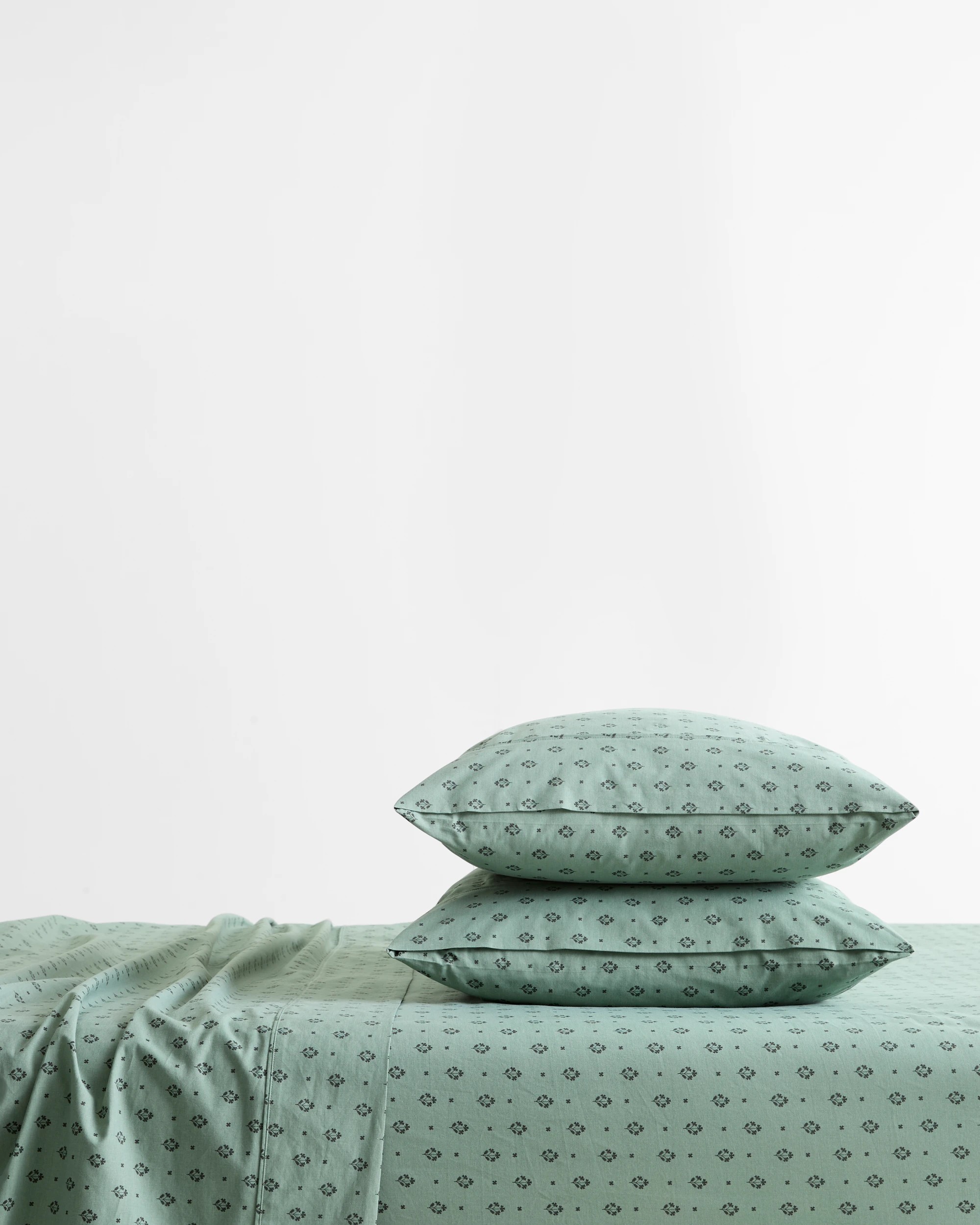 1 Target Amelia Australian Cotton Printed Sheet Set - King Bed - Green, 1 of 3