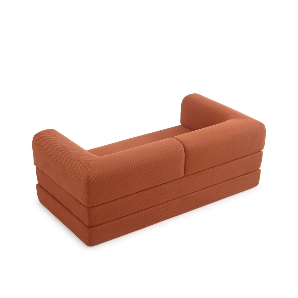 5 Zzz Atelier Luna Modular Convertible Sofa Bed - Brown, 5 of 9