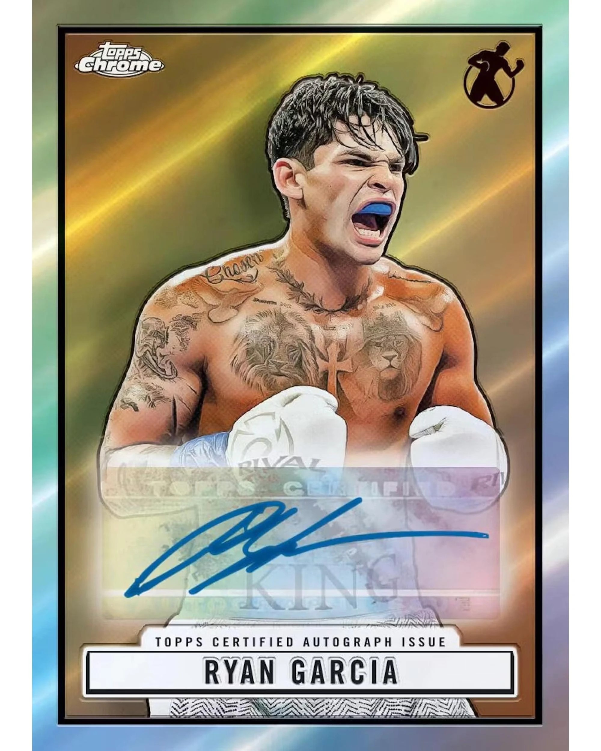 7 Topps 2024 Chrome Boxing Hobby Pack, 7 of 10