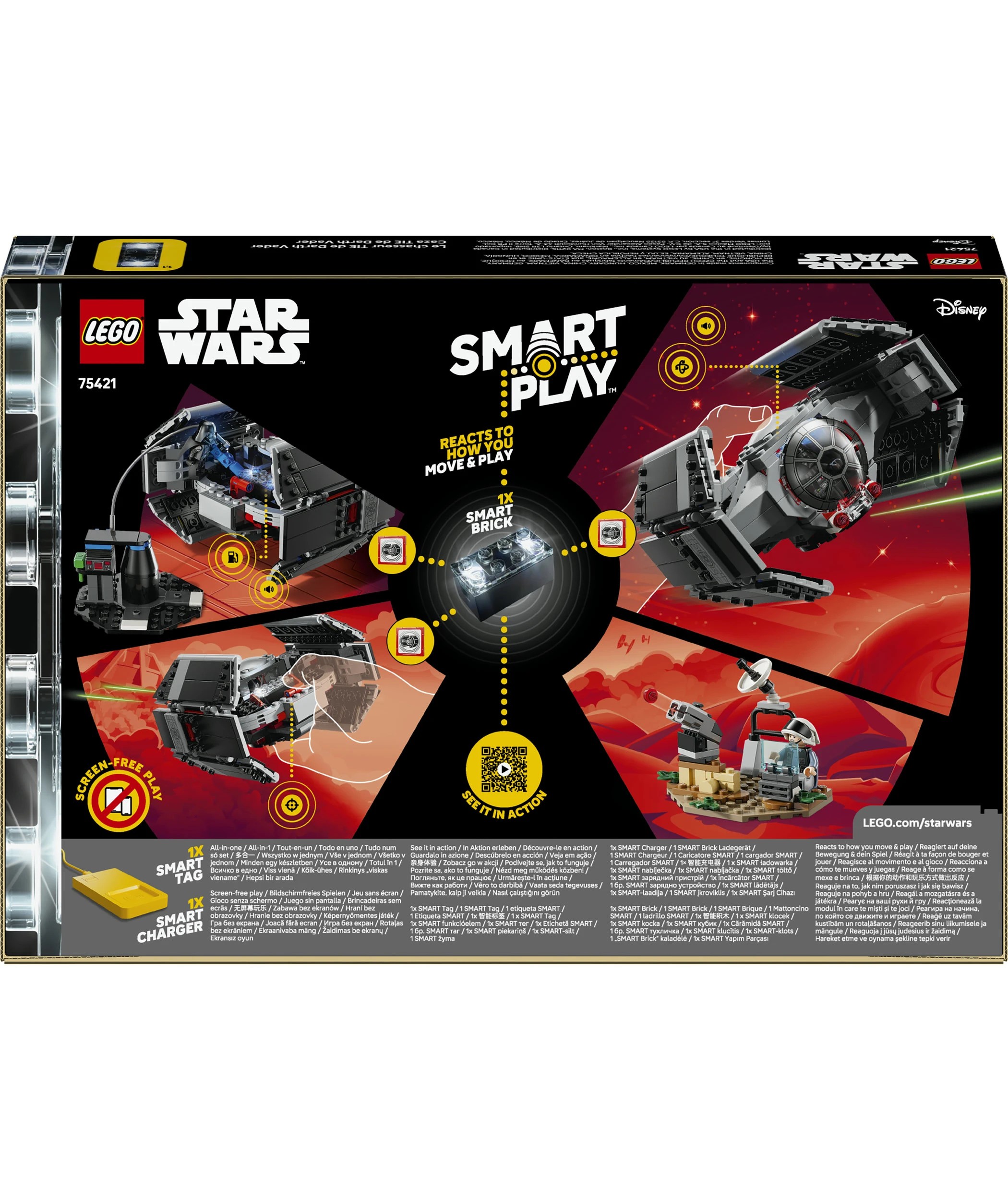 10 LEGO Star Wars SMART Play: Darth Vader's TIE Fighter 75421, 10 of 10