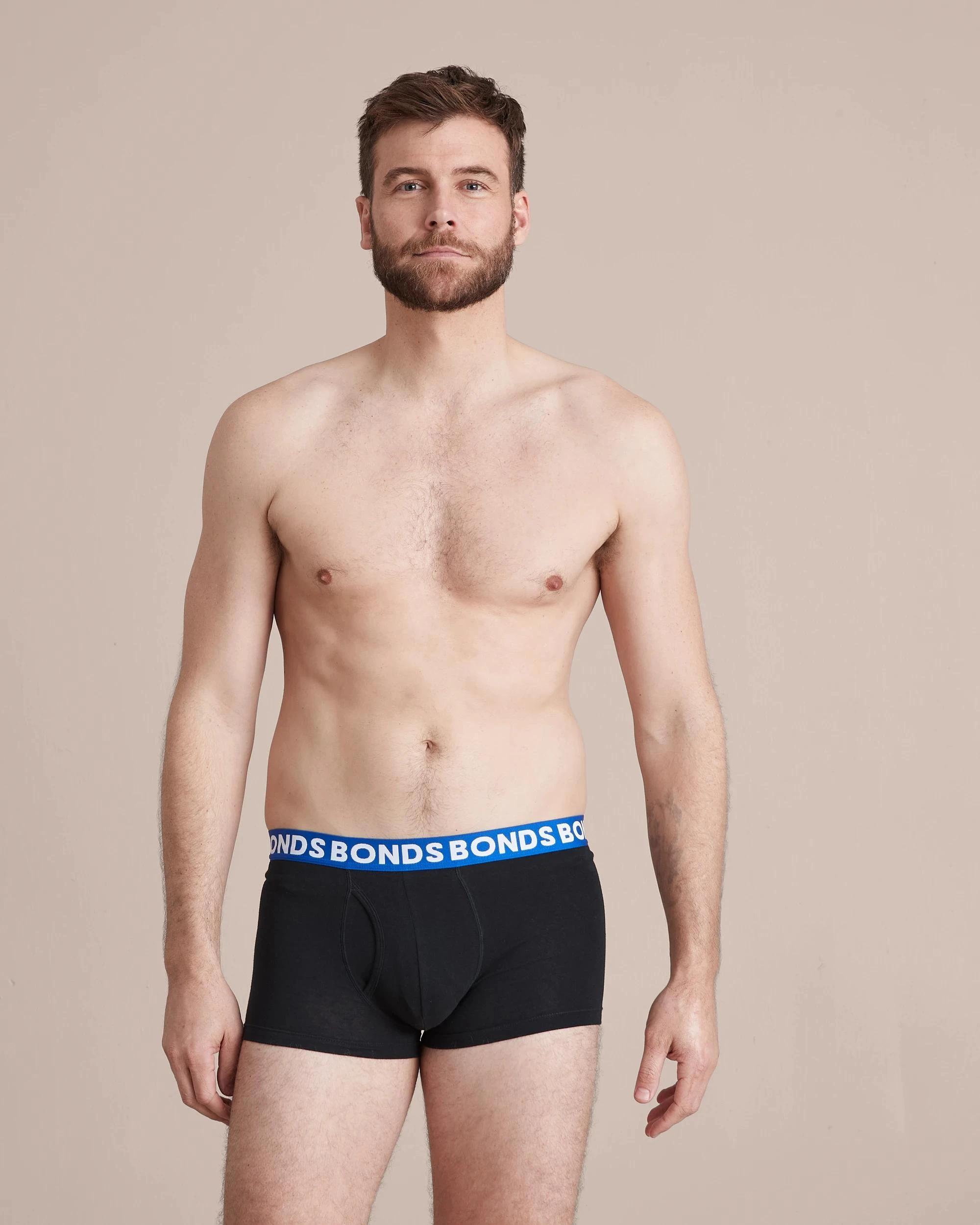 5 Bonds 3 Pack Everyday Trunks NAVY BLUE/WHITE STRIPE, 5 of 9