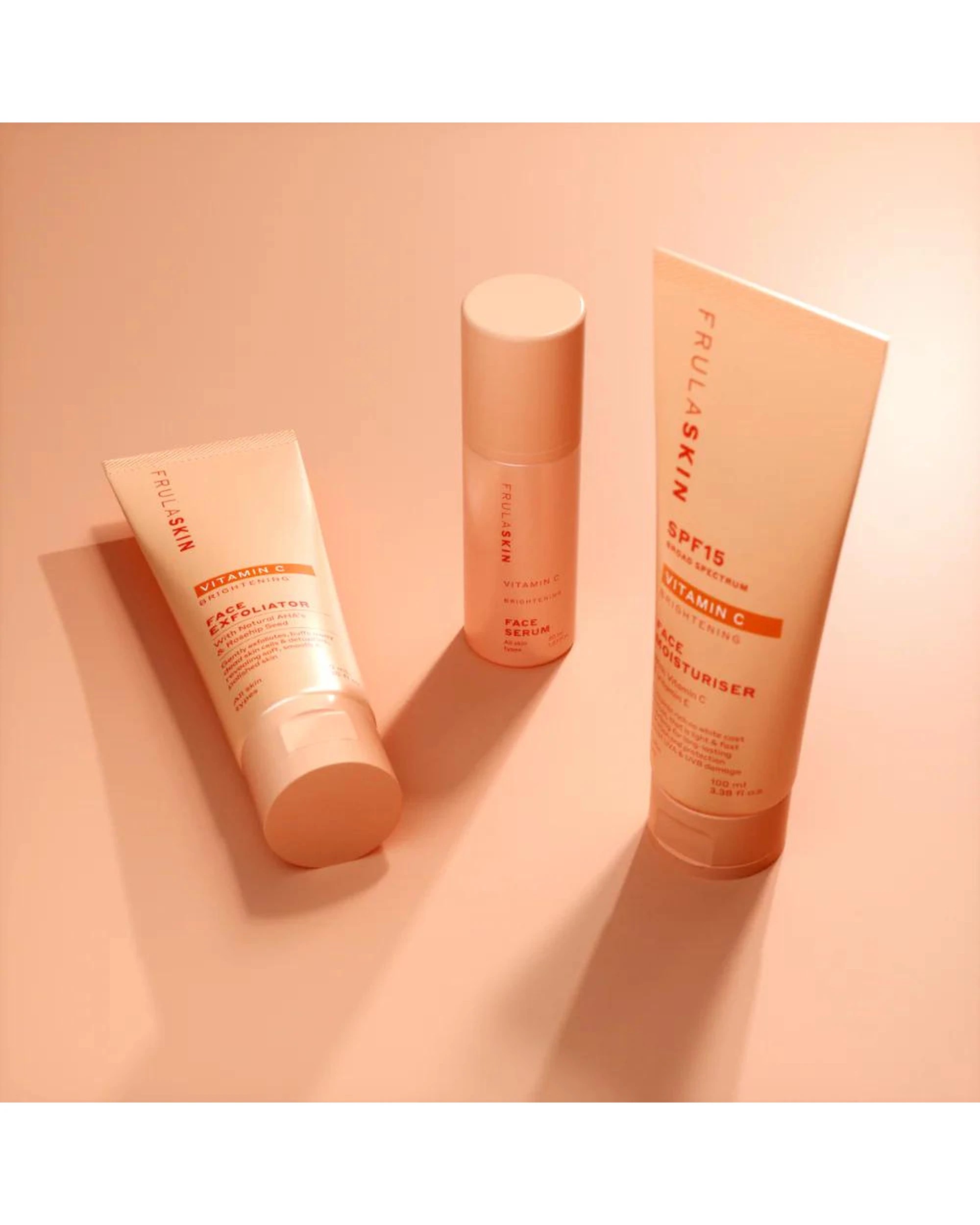 7 3 x Frula Skin Vitamin C Brightening Face Exfoliator with AHAs & Jojoba Oil 100mL, 7 of 7