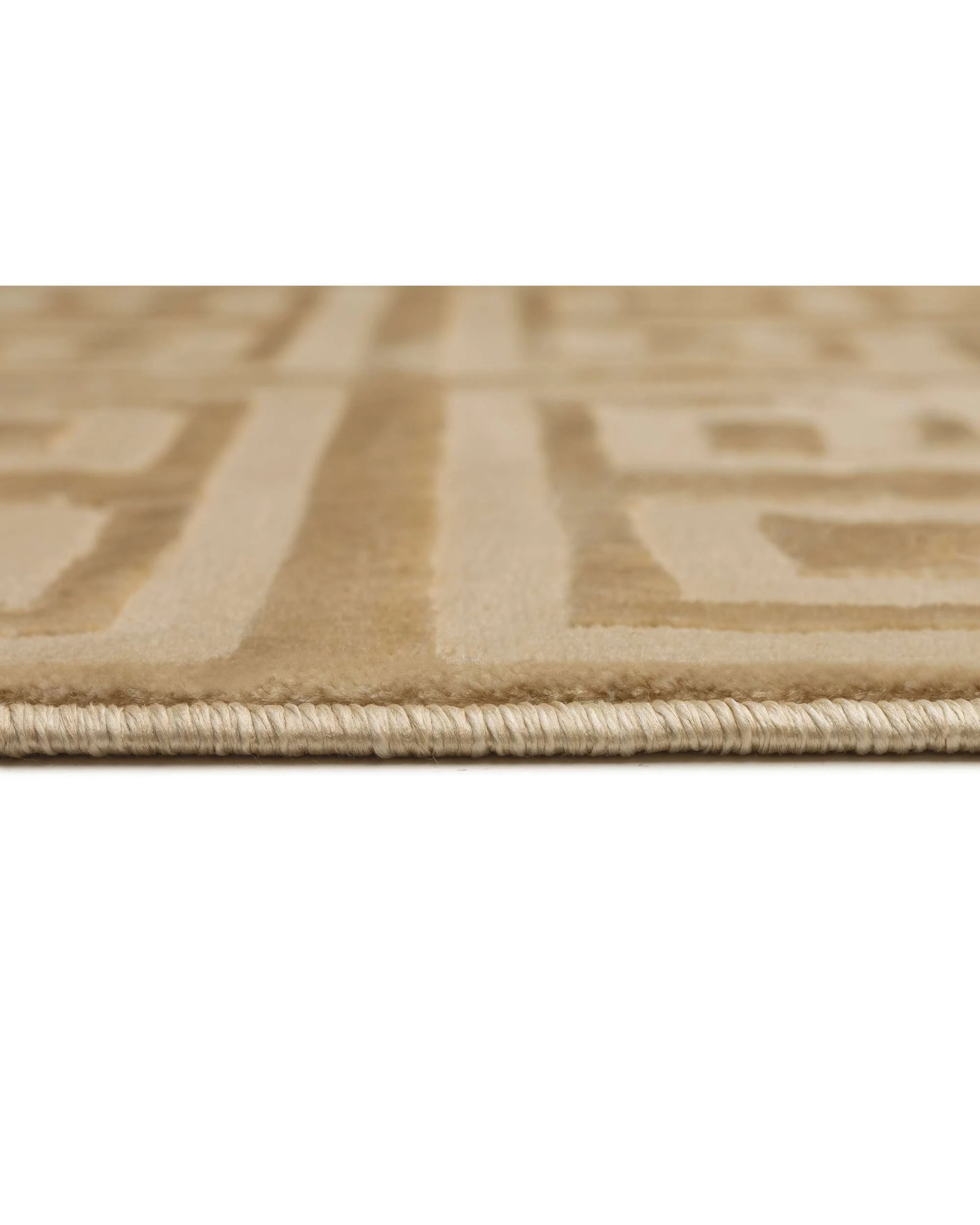8 Loopsie Thetis Textured Geometric Washable Rug-290cm x 200cm - Beige, 8 of 9