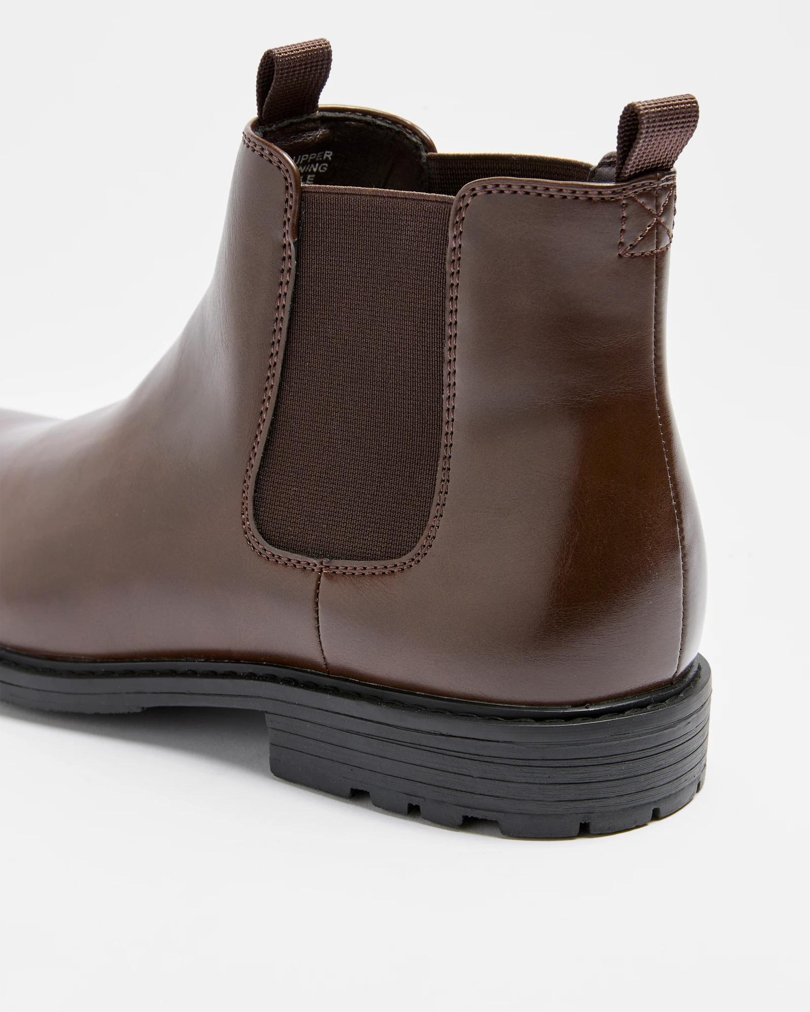 3 Target Mens Cleated Pu Chelsea Boot - Troy BROWN, 3 of 3