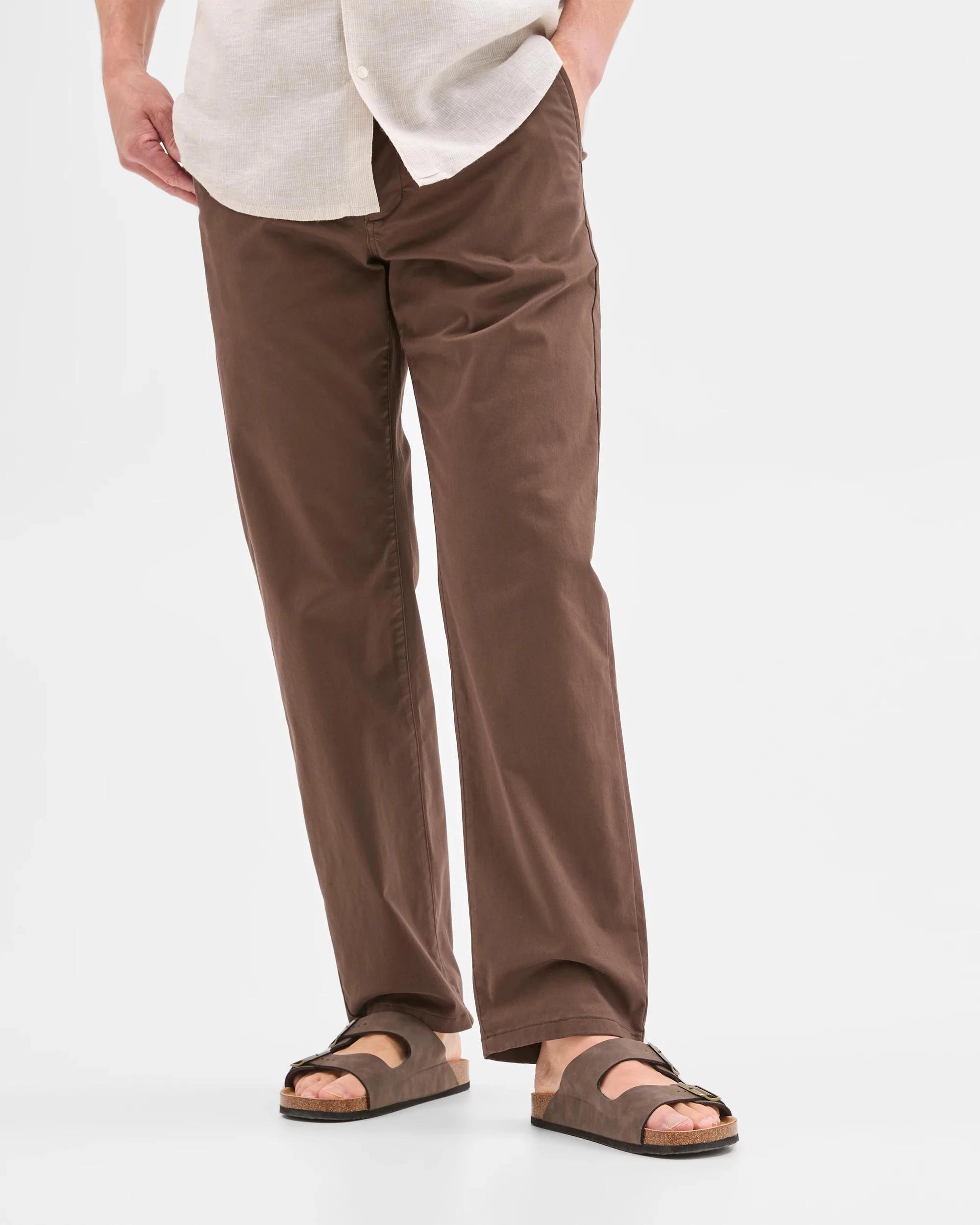 2 Target Australian Cotton Rich Relaxed Fit Chino Pants CHOC, 2 of 7