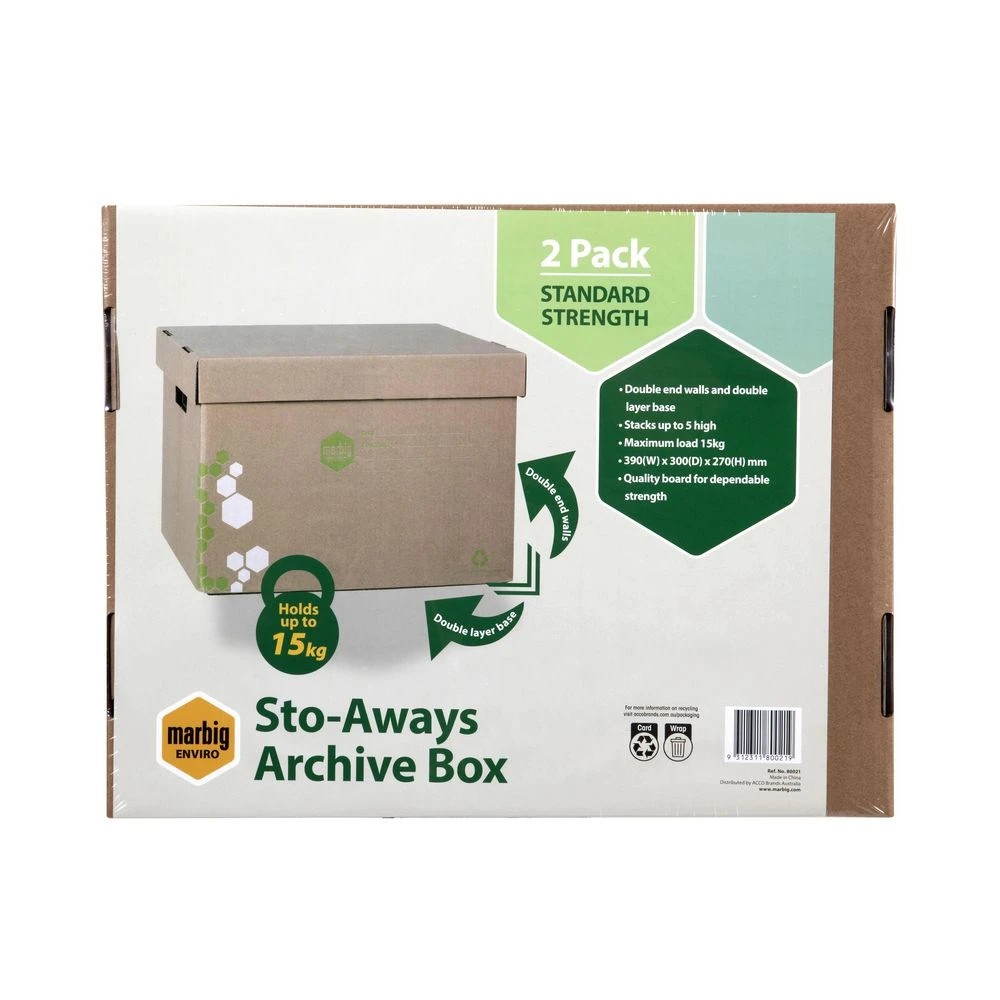 2 Marbig Sto-Aways Box 2 Pack, 2 of 4