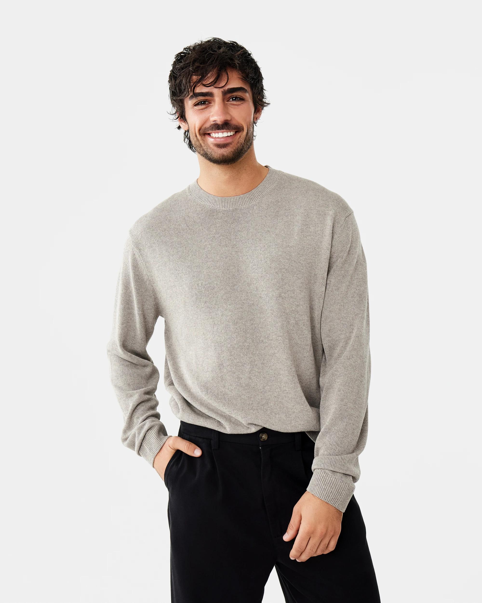 1 Lightweight Knit Jumper Bge Otml, 1 of 7