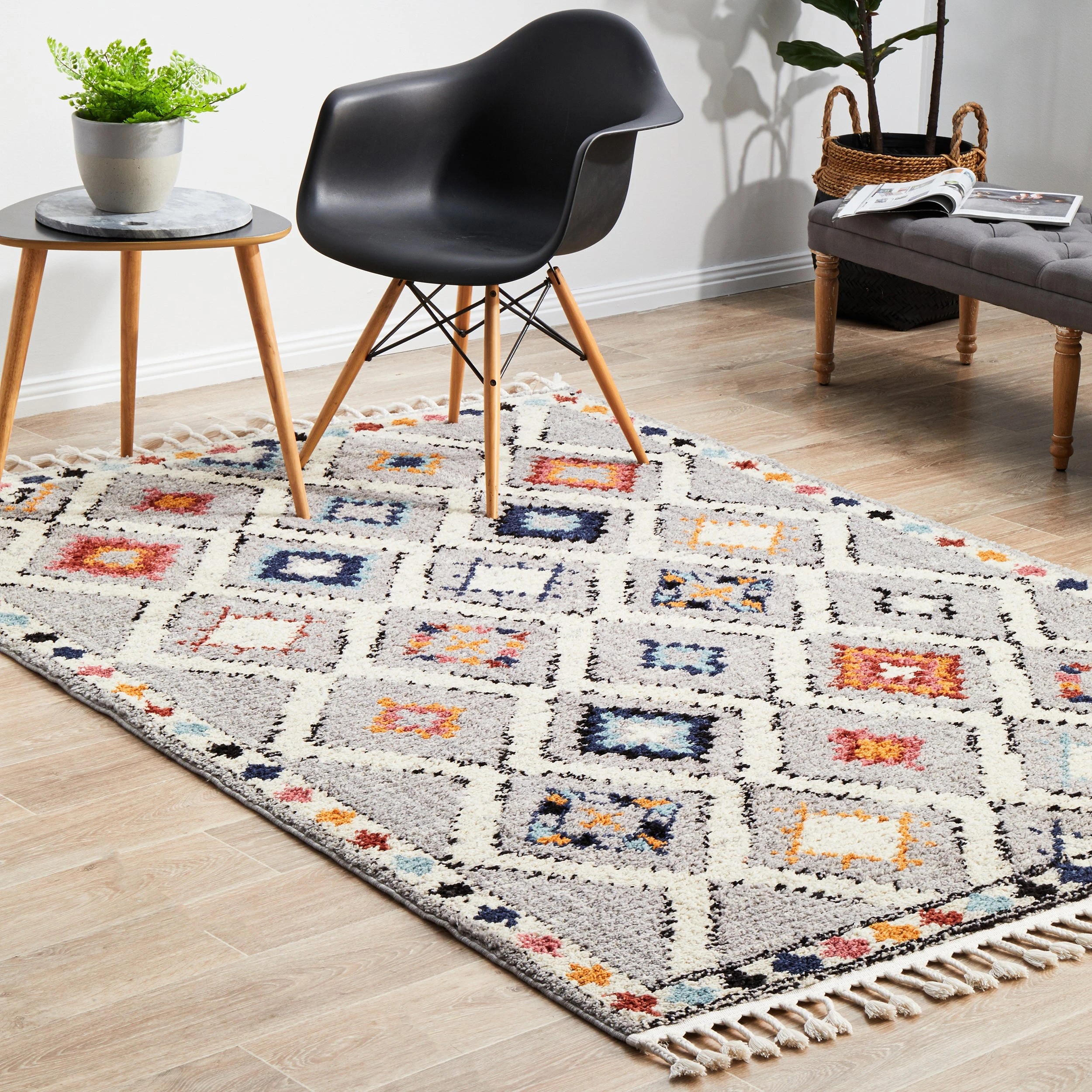 3 Common Ground Rugs Medina 555 400x300cm - Silver, 3 of 9