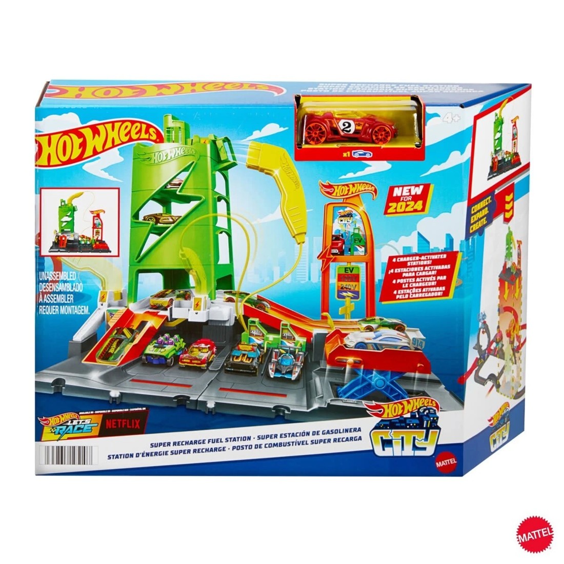 1 Hot Wheels City Super Recharge Fuel Station, 1 of 6