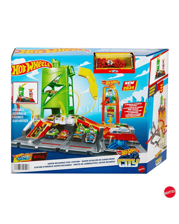 Hot Wheels City Super Recharge Fuel Station