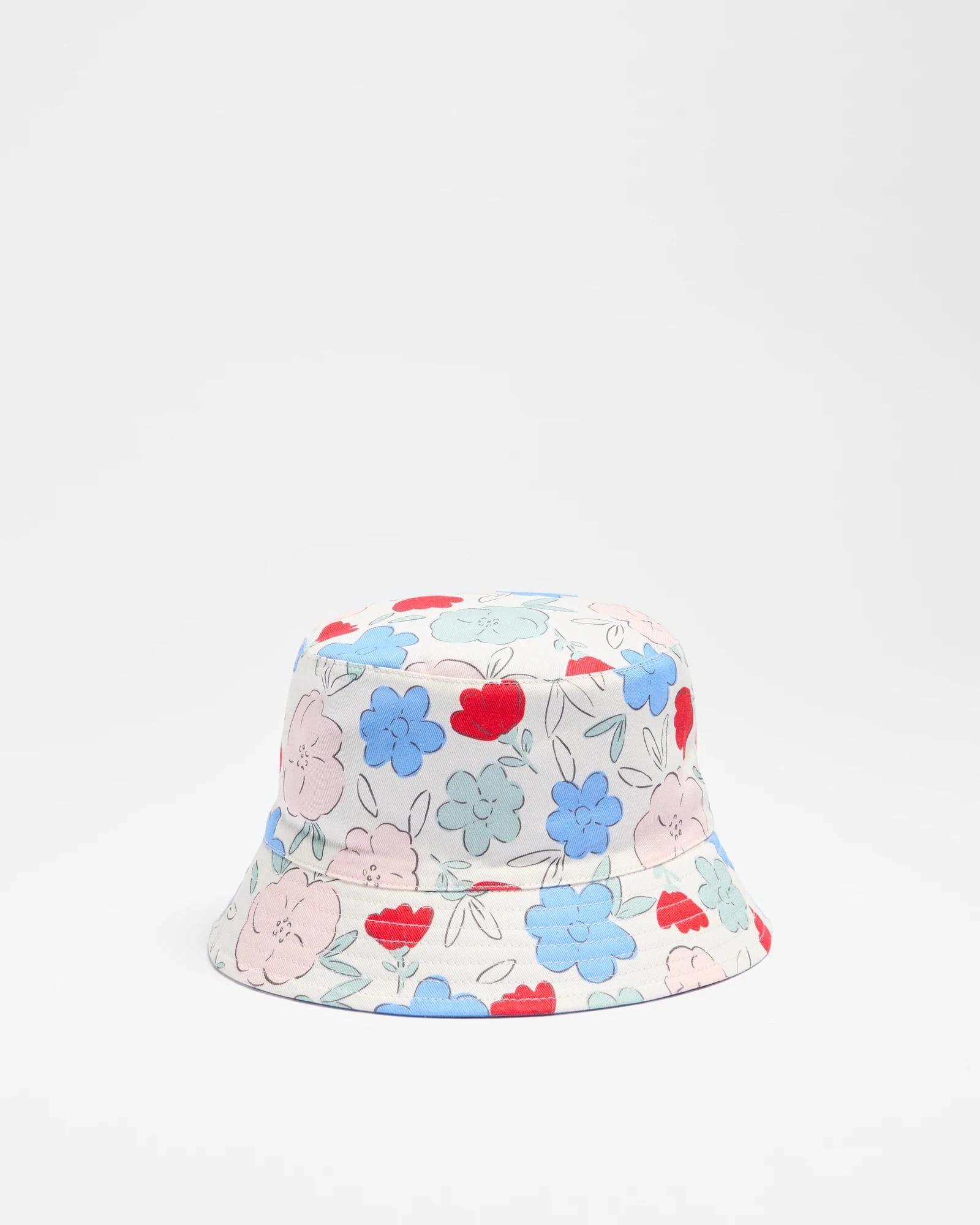 1 Target Girls Reversible Bucket Hat BOLD FLORAL, 1 of 3