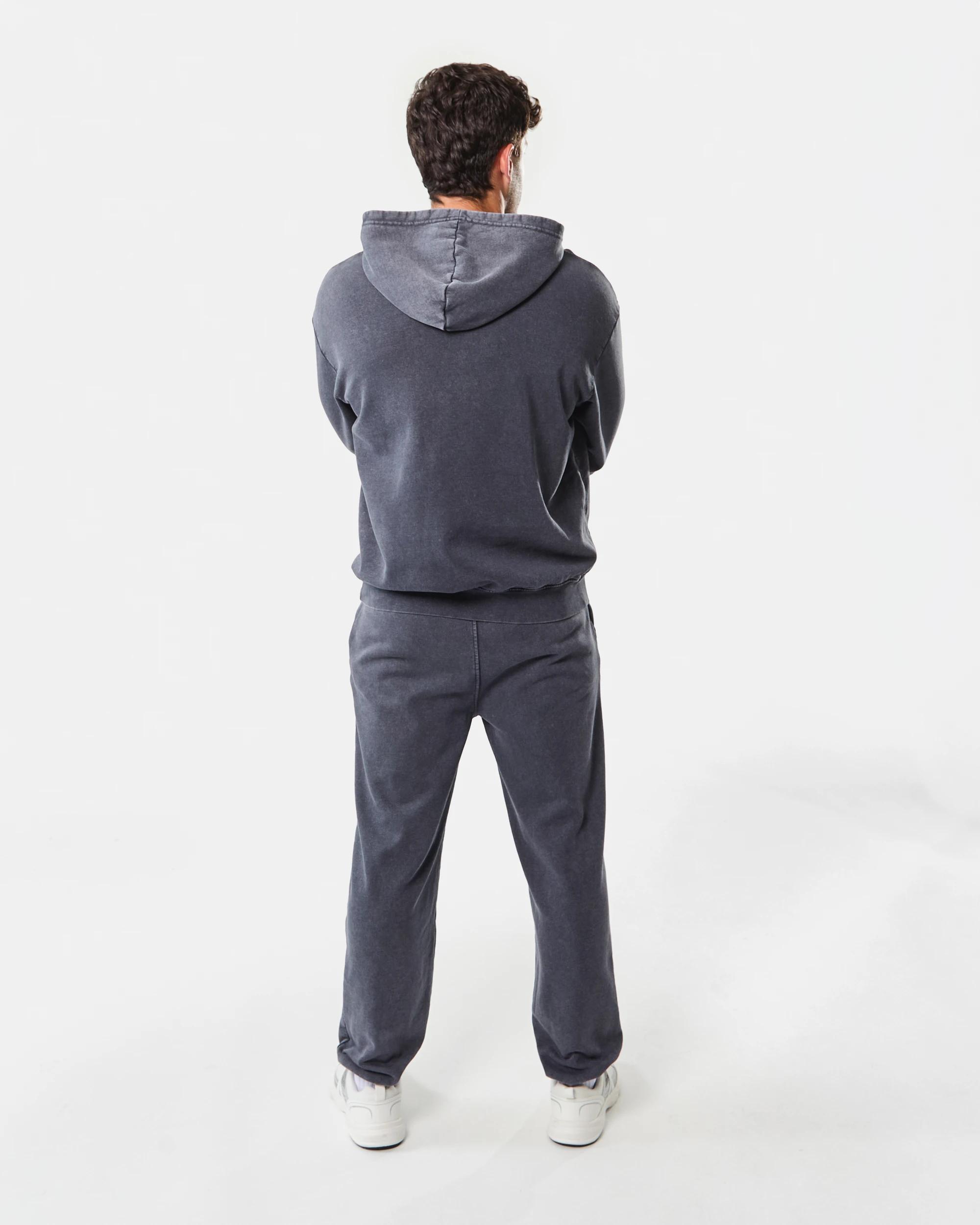 4 Garment Dyed Hoodie Gry Lava, 4 of 8