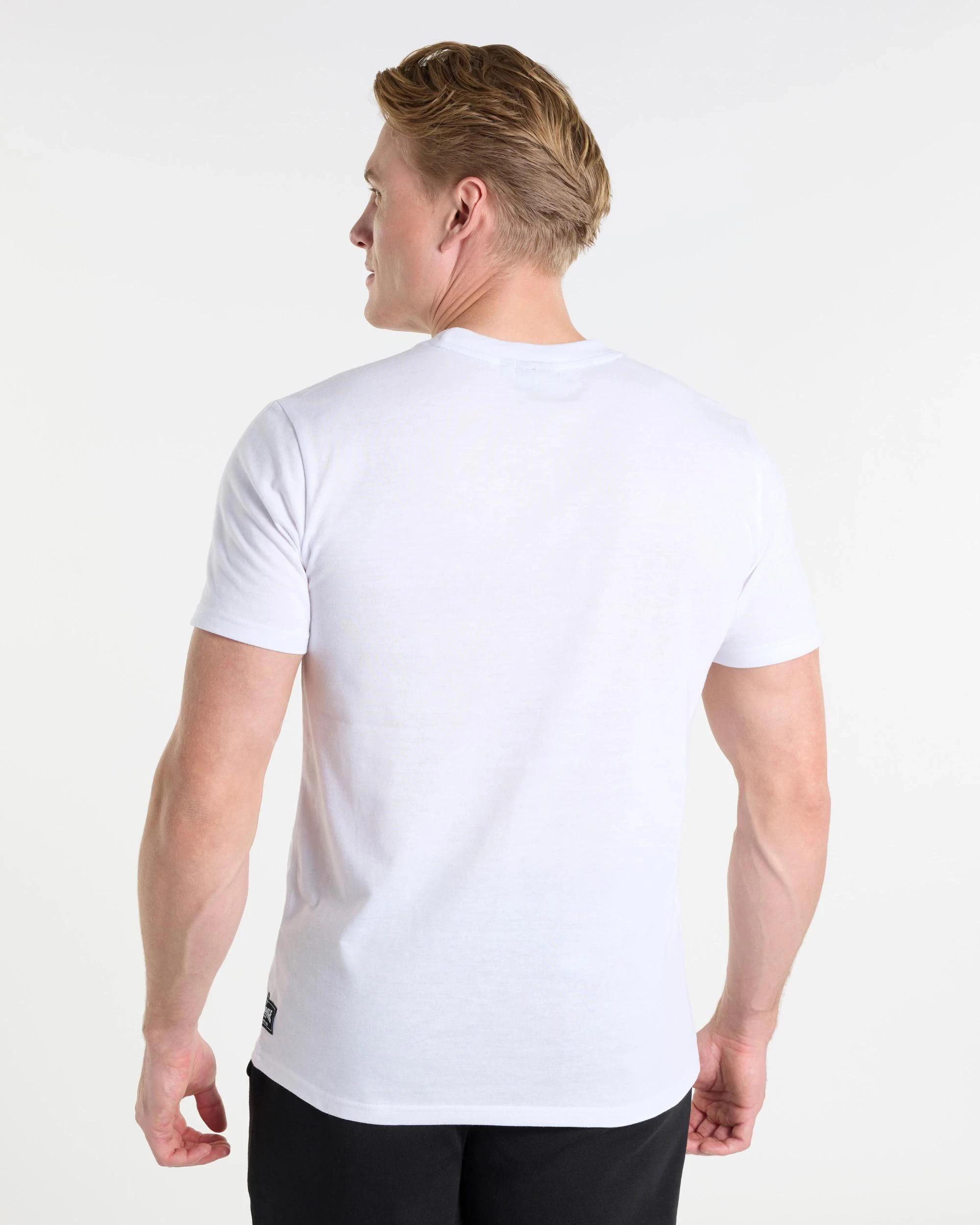 3 Active Core T-Shirt - Lonsdale London LOCKUP WHITE, 3 of 5