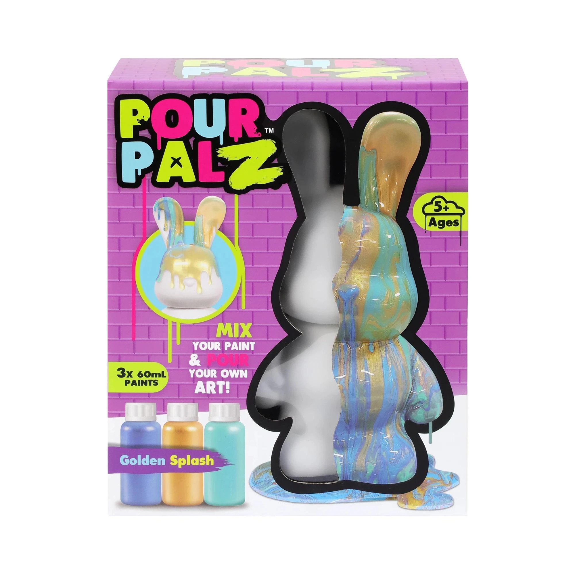 1 Pour Palz Diy Paint Bunny - Multi, 1 of 7