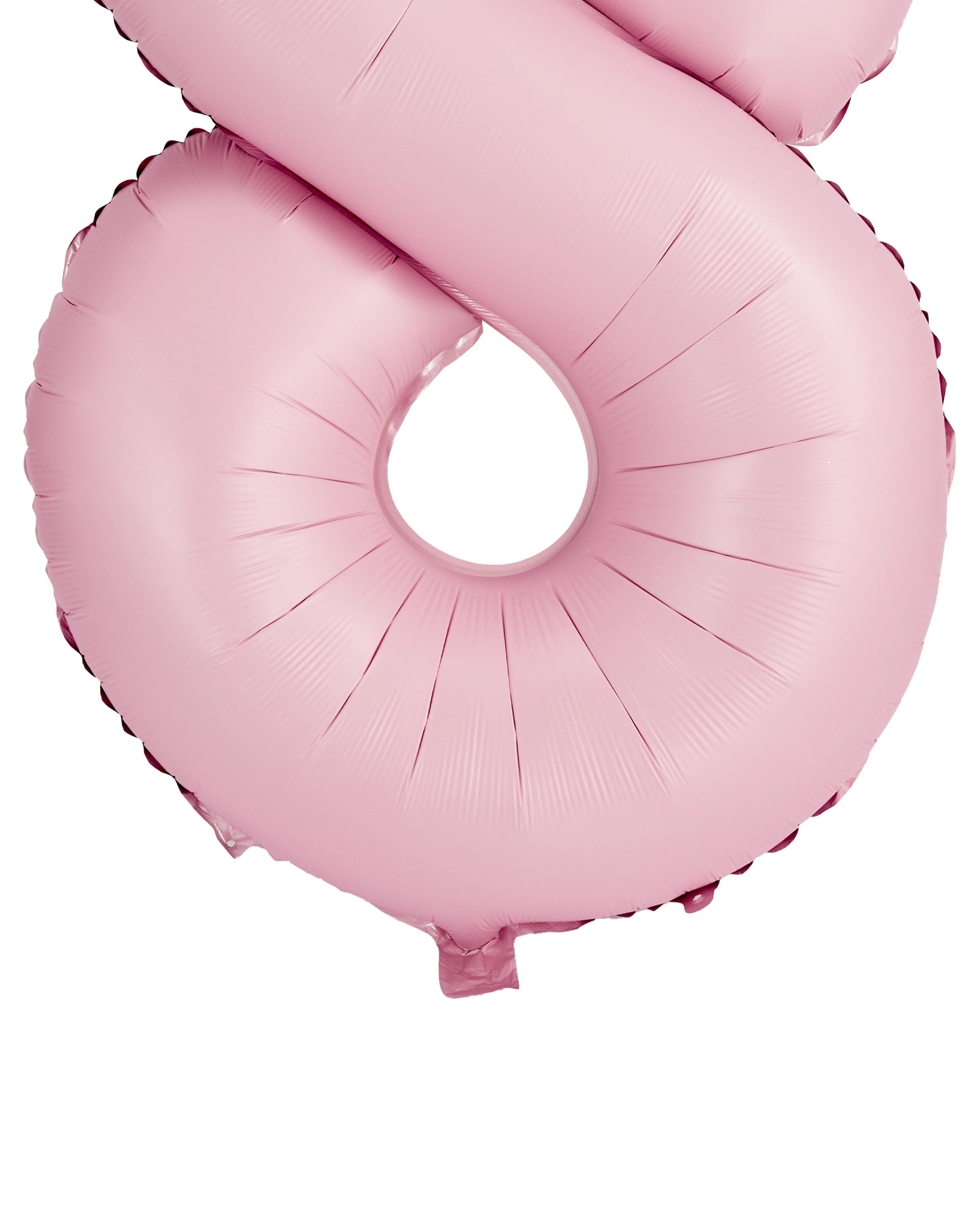 3 Giant Matte Pink Number 8 Foil Balloon, 3 of 5