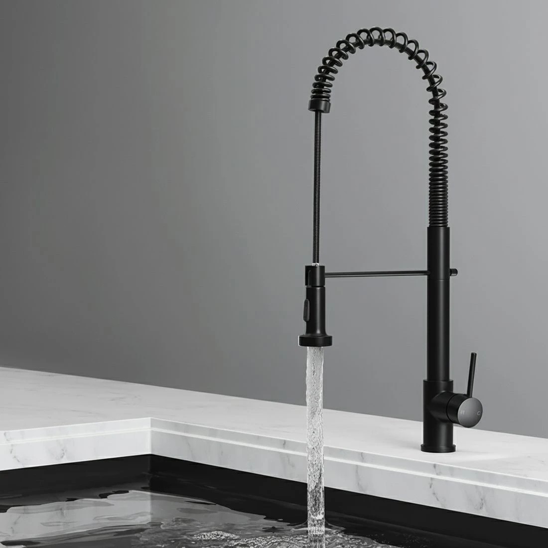 3 Cefito Stainless Steel Sink 77x45CM With Pull Out Mixer Tap Kitchen Double Bowl - Black, 3 of 4